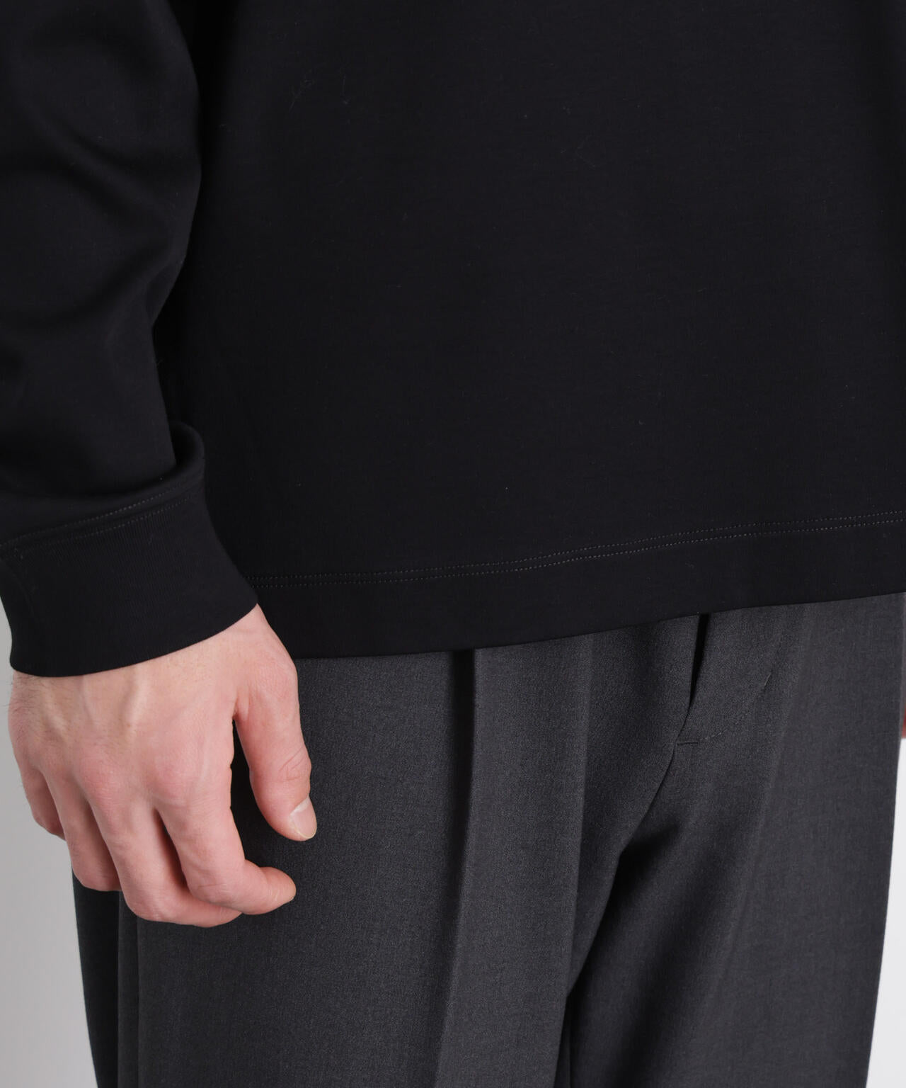 アンチスメルVネックTシャツ 長袖 6726123202