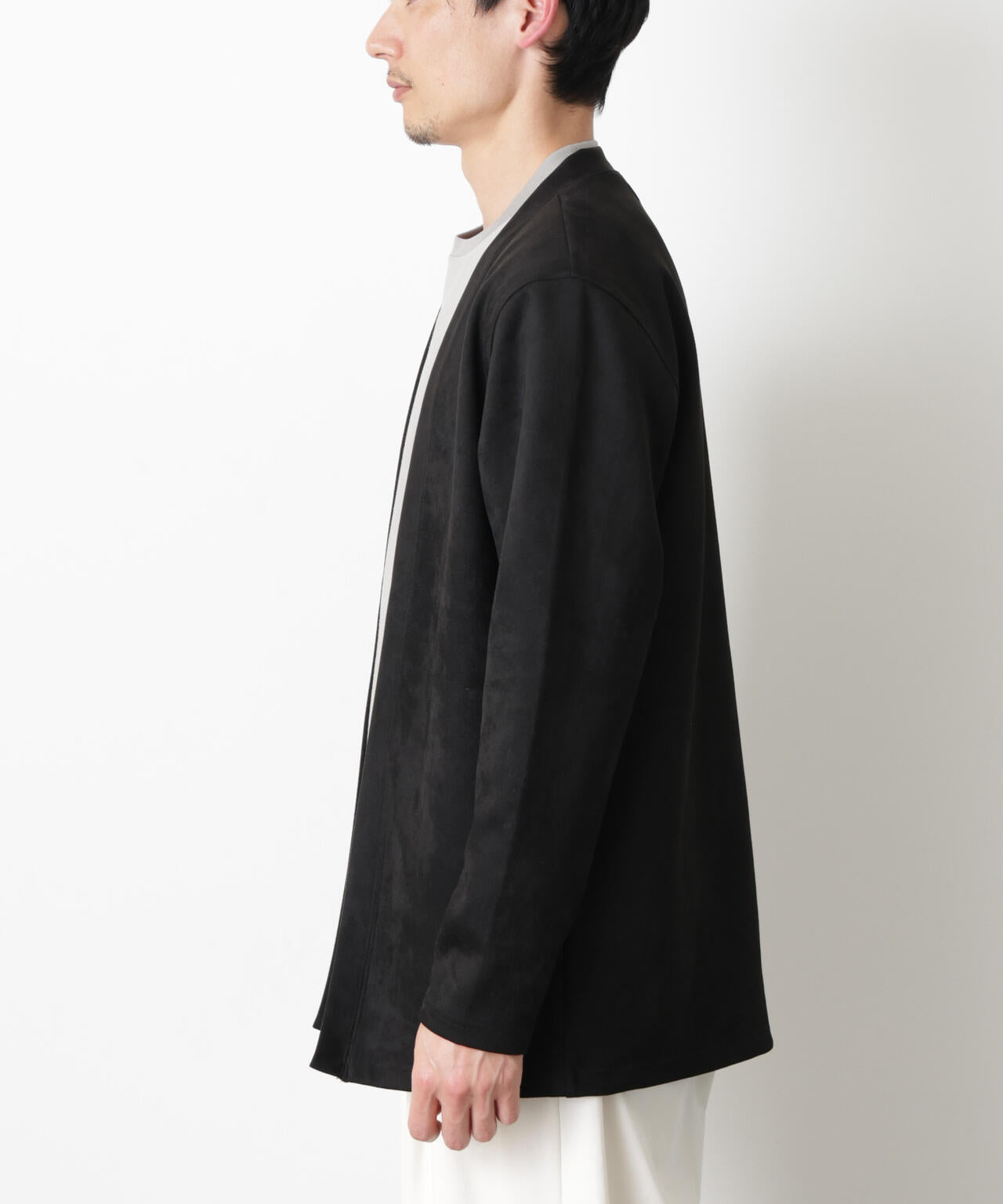 フェイクスエードトッパーカーディガン 6726123204