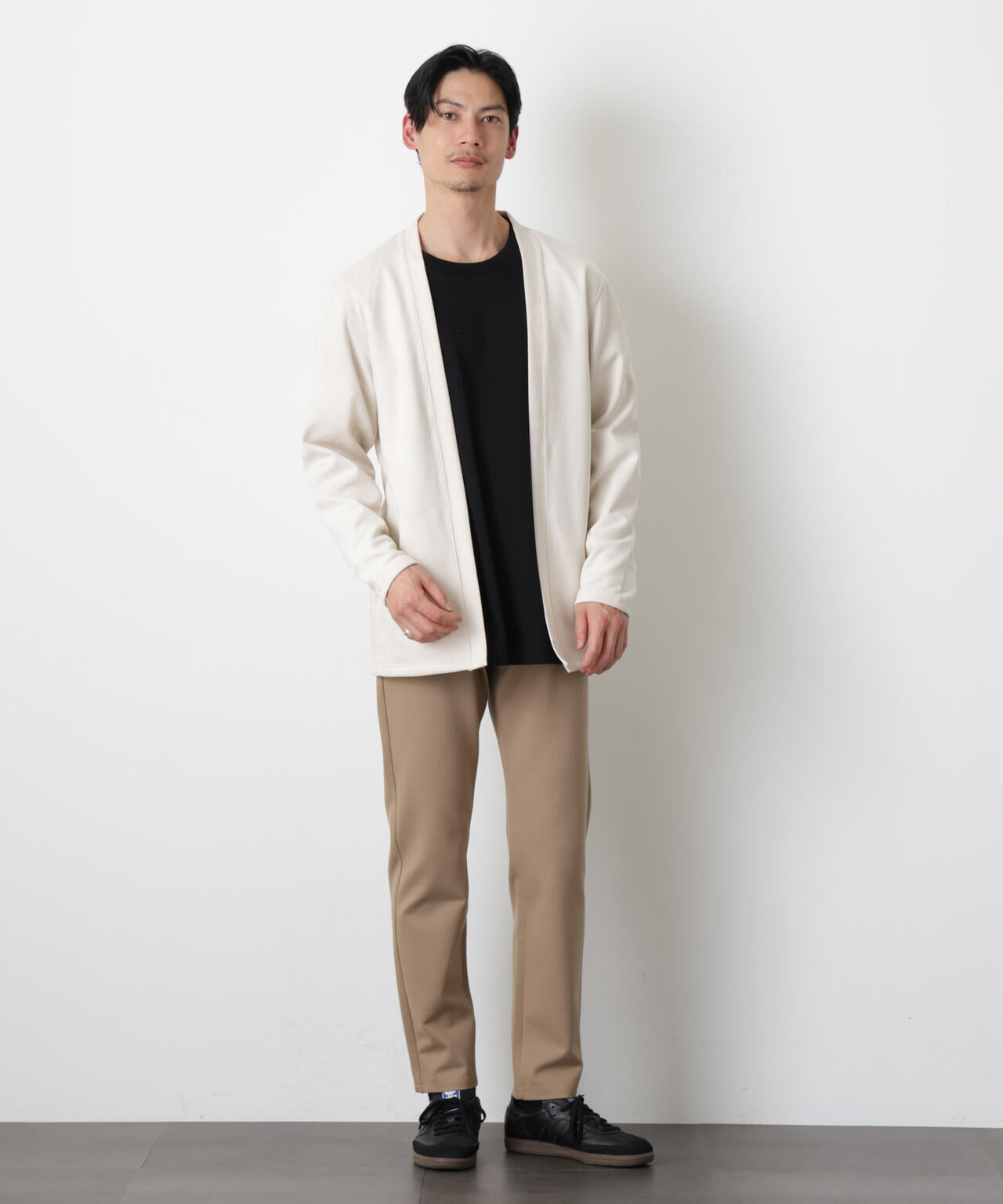 フェイクスエードトッパーカーディガン 6726123204