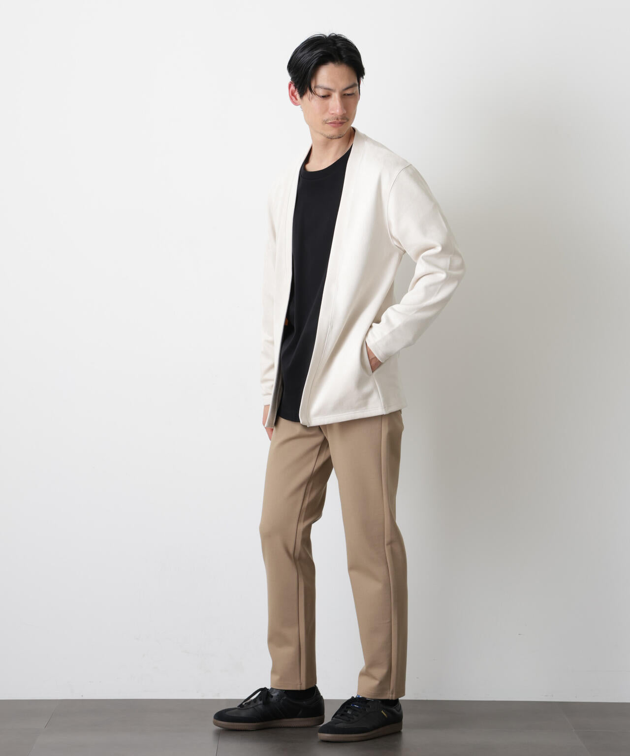 フェイクスエードトッパーカーディガン 6726123204