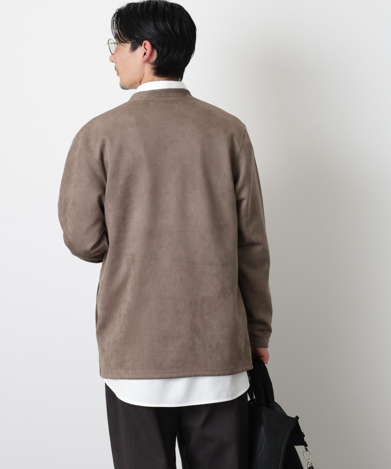 フェイクスエードトッパーカーディガン 6726123204