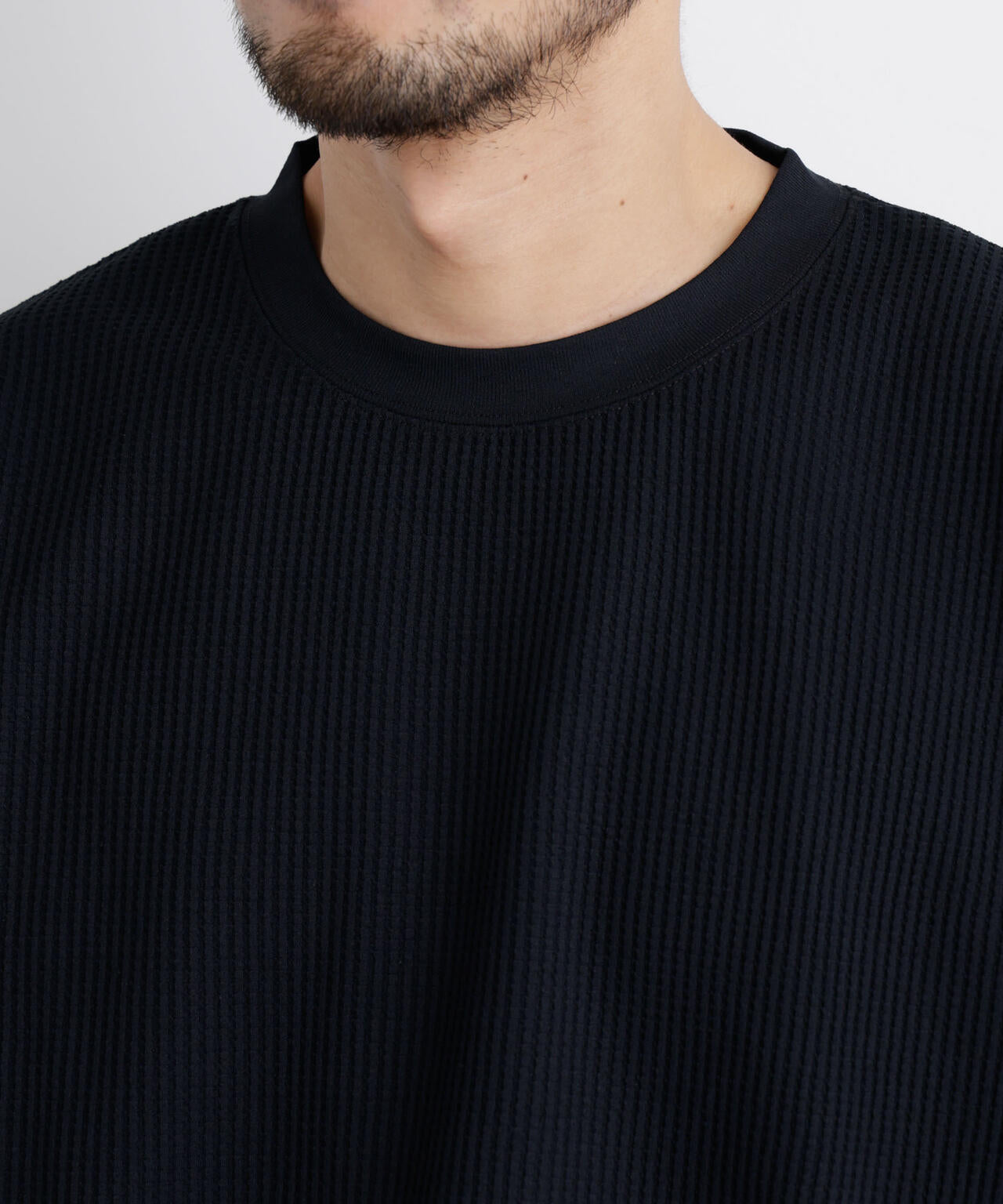 ワッフルプルオーバーTシャツ 長袖 6726123208