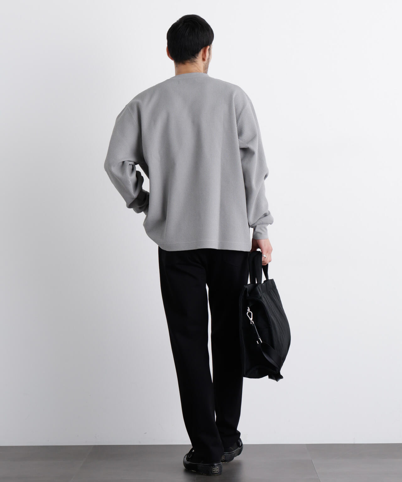 ワッフルプルオーバーTシャツ 長袖 6726123208