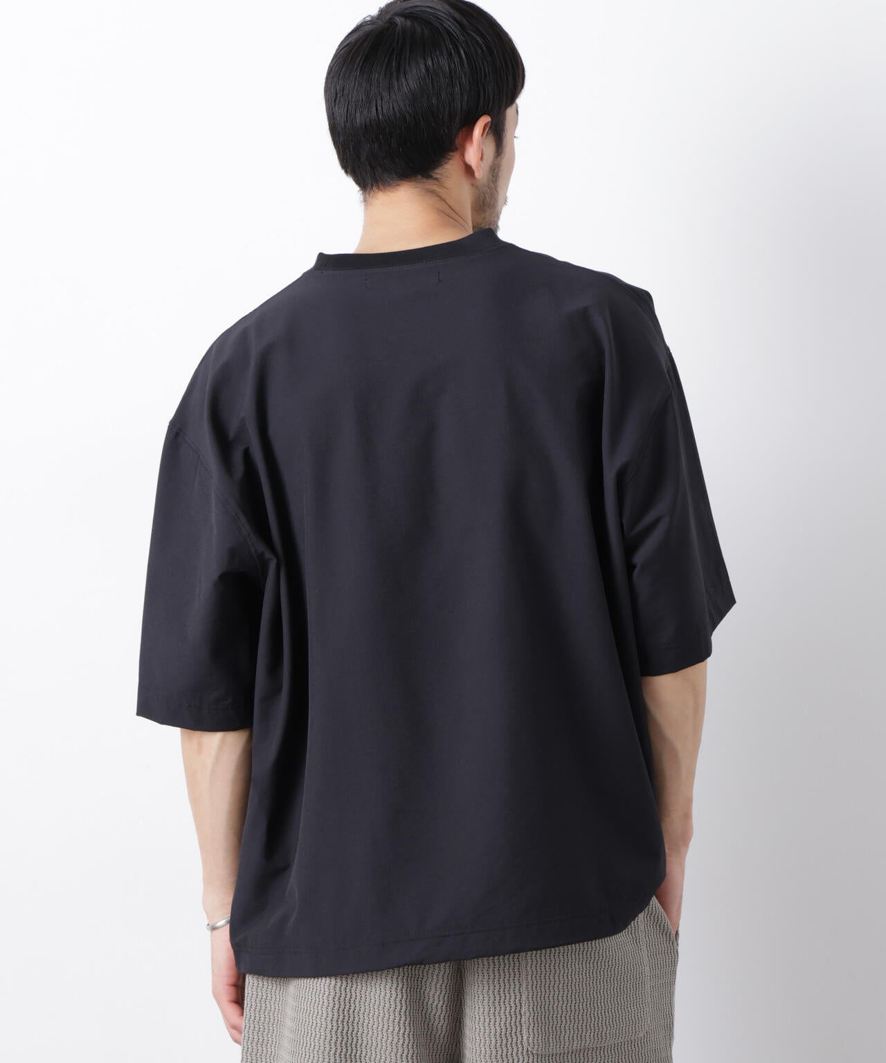 ストレッチワイドプルオーバー Tシャツ半袖（セットアップ可） 6726124208