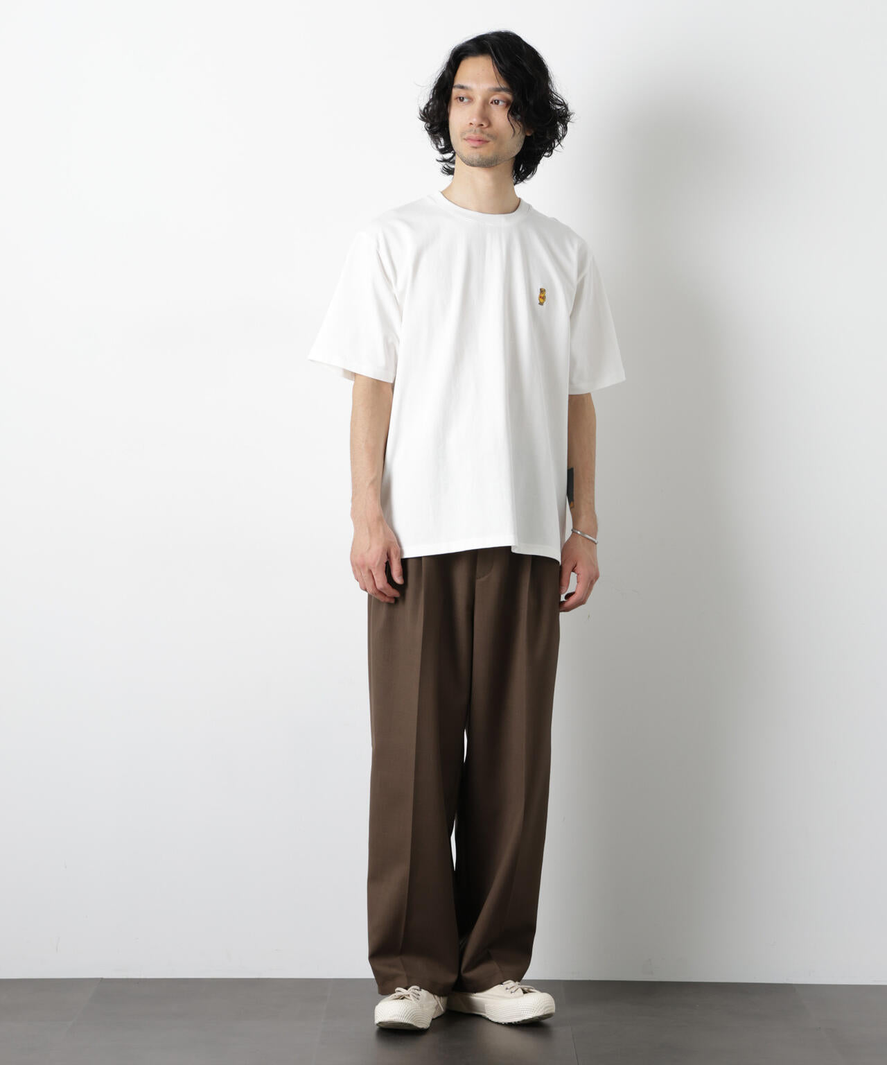 ナノベアTシャツ 半袖(落花生) 6726124210