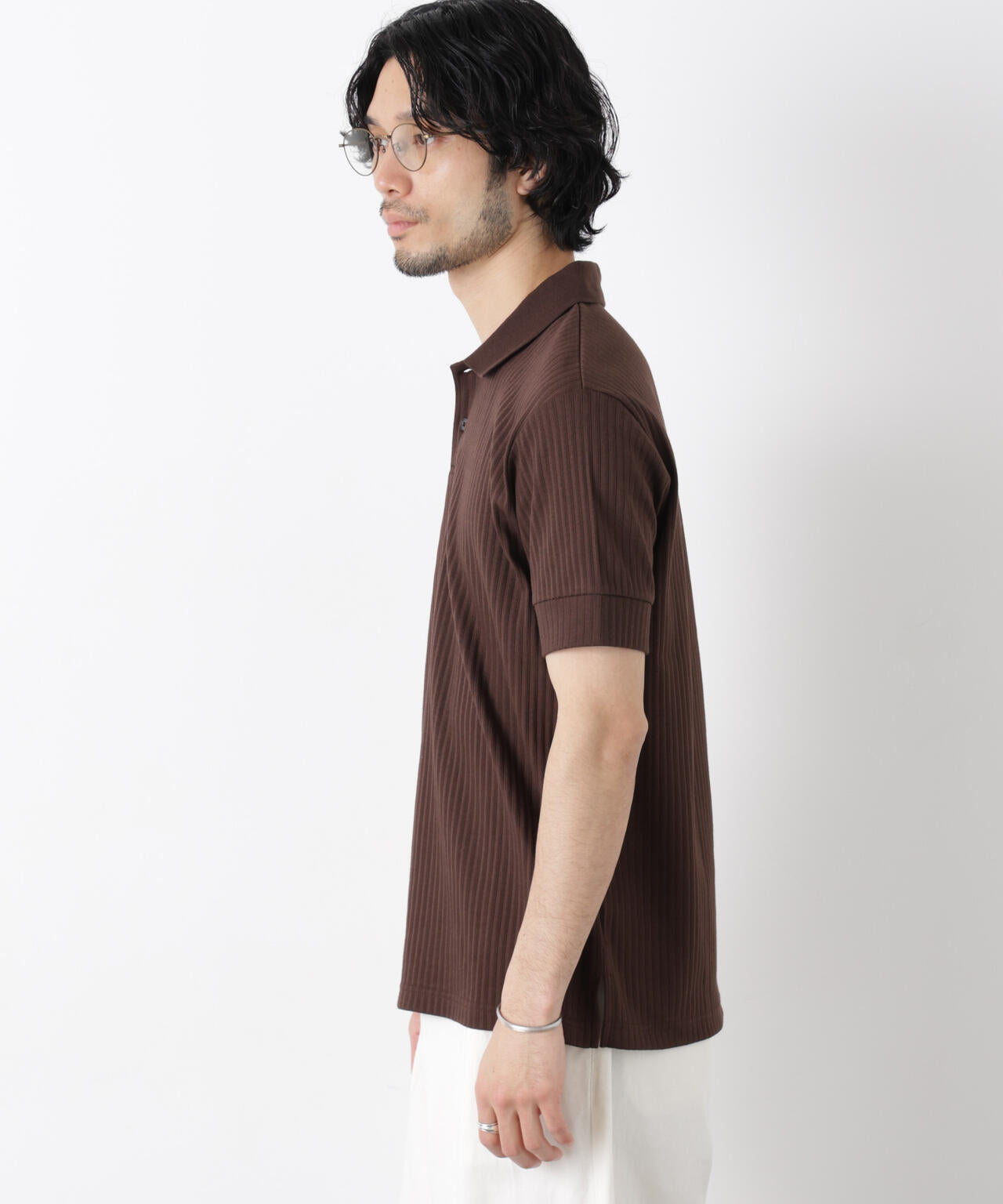 ワイドリブスタンダードポロシャツ 半袖 6726124215