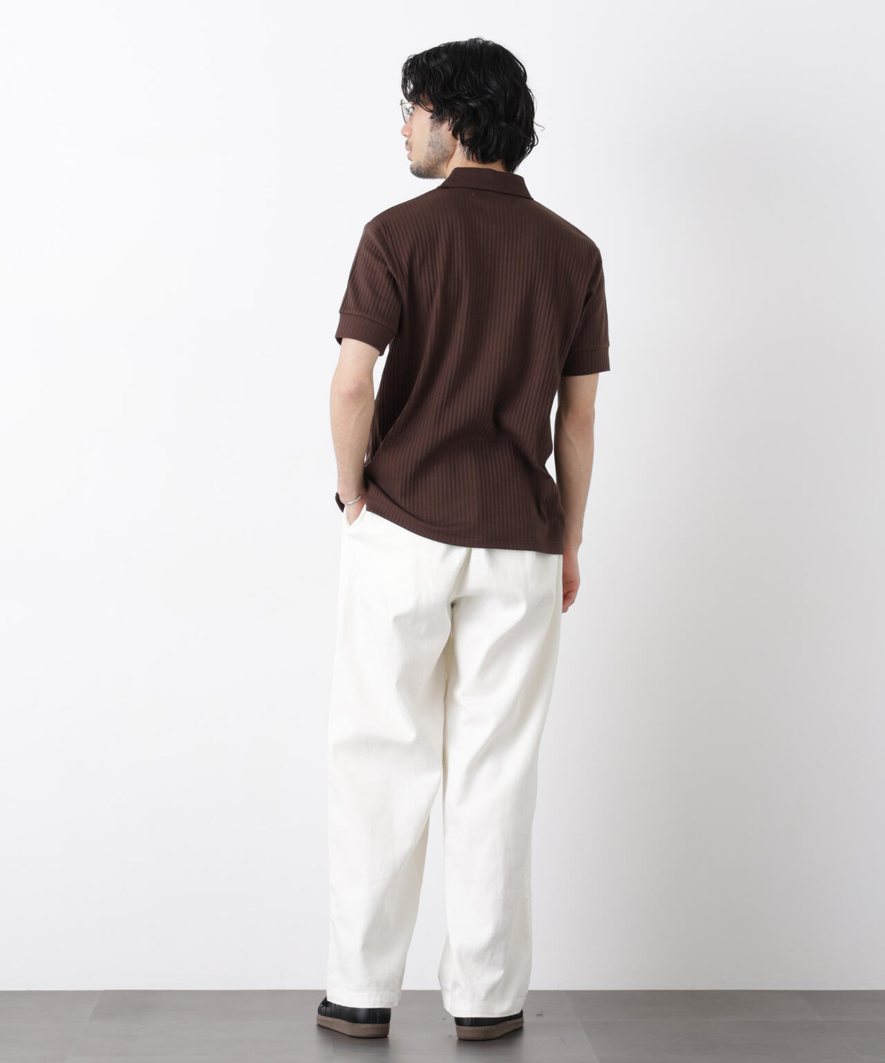 ワイドリブスタンダードポロシャツ 半袖 6726124215