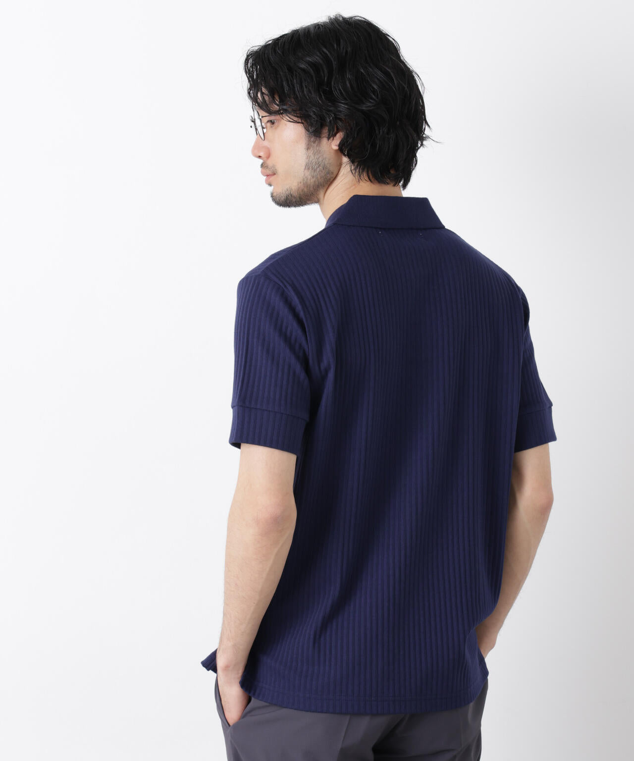 ワイドリブスタンダードポロシャツ 半袖 6726124215