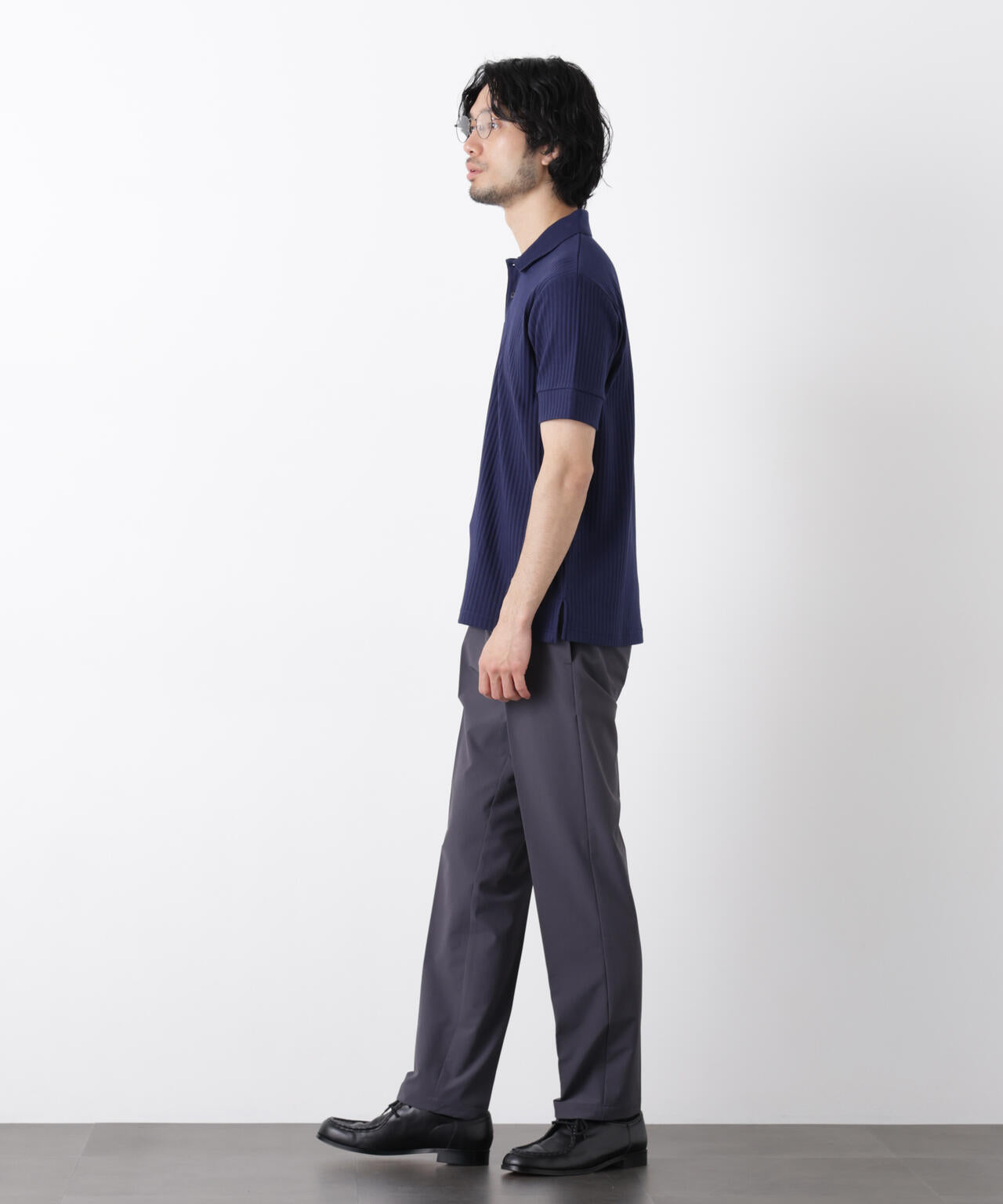 ワイドリブスタンダードポロシャツ 半袖 6726124215