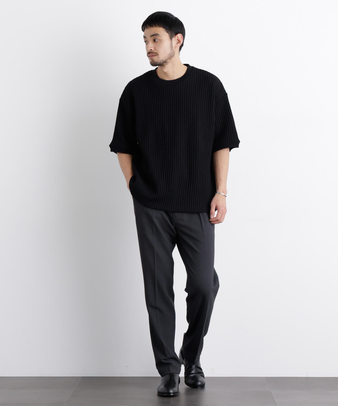 オニワッフルワイドTシャツ 半袖 6726124217