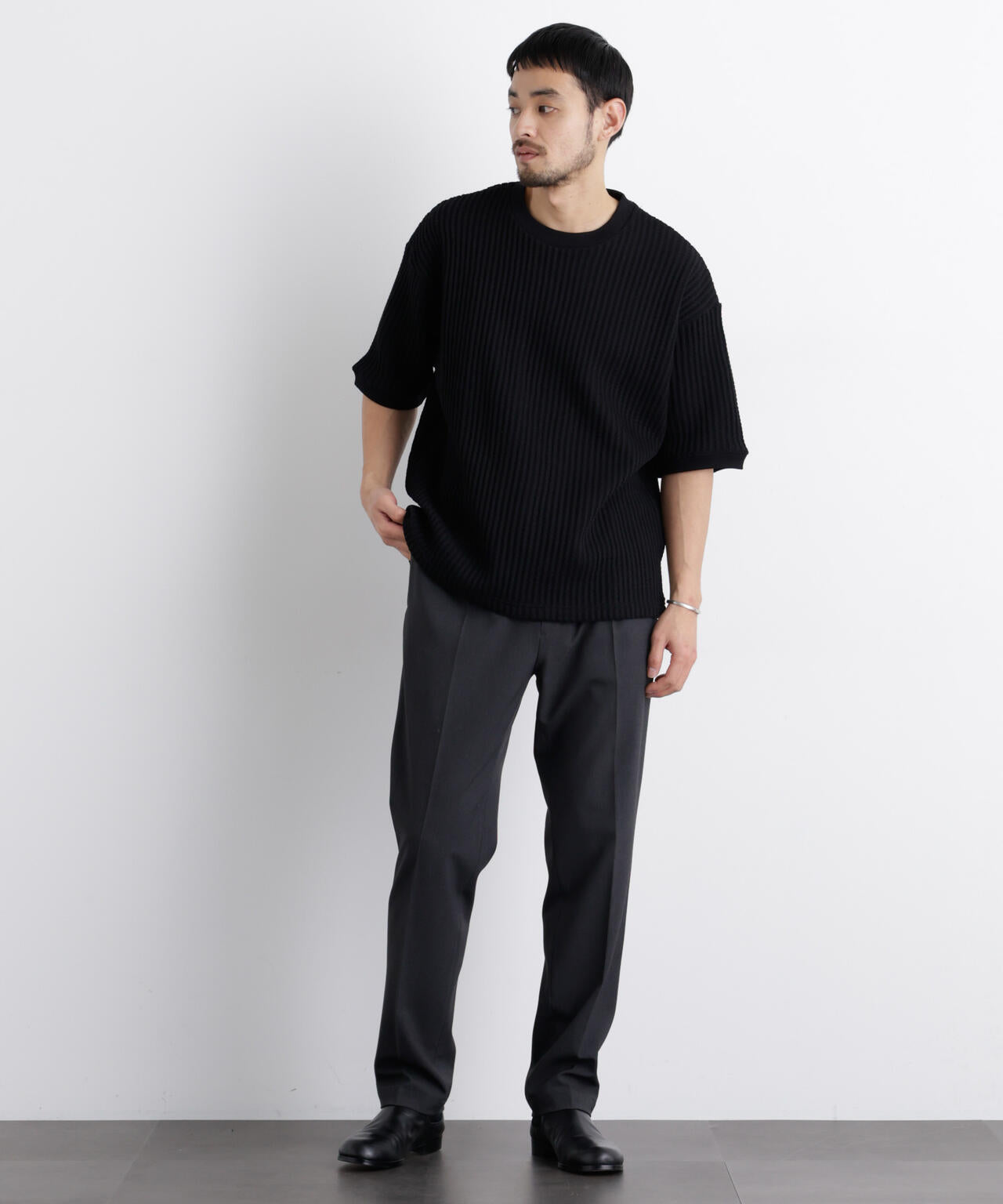 オニワッフルワイドTシャツ 半袖 6726124217