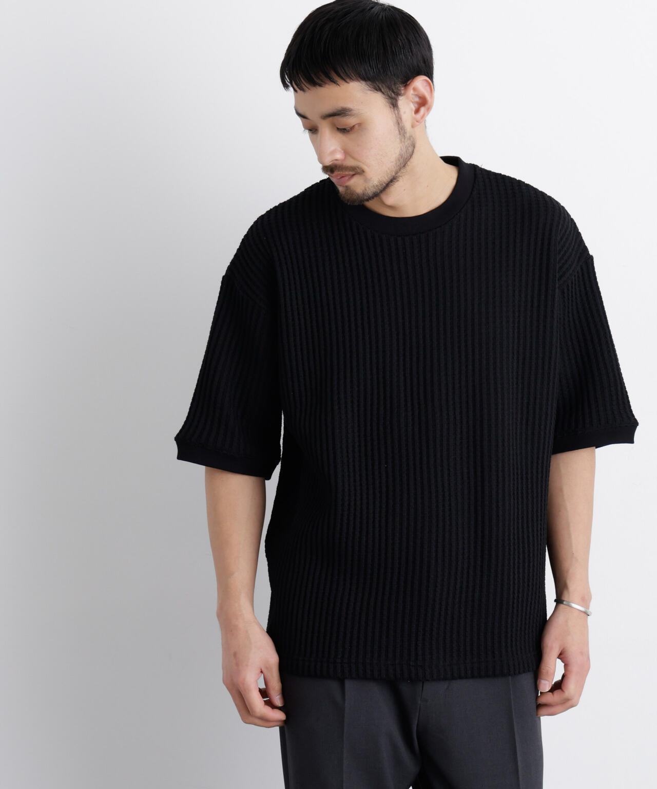 オニワッフルワイドTシャツ 半袖 6726124217