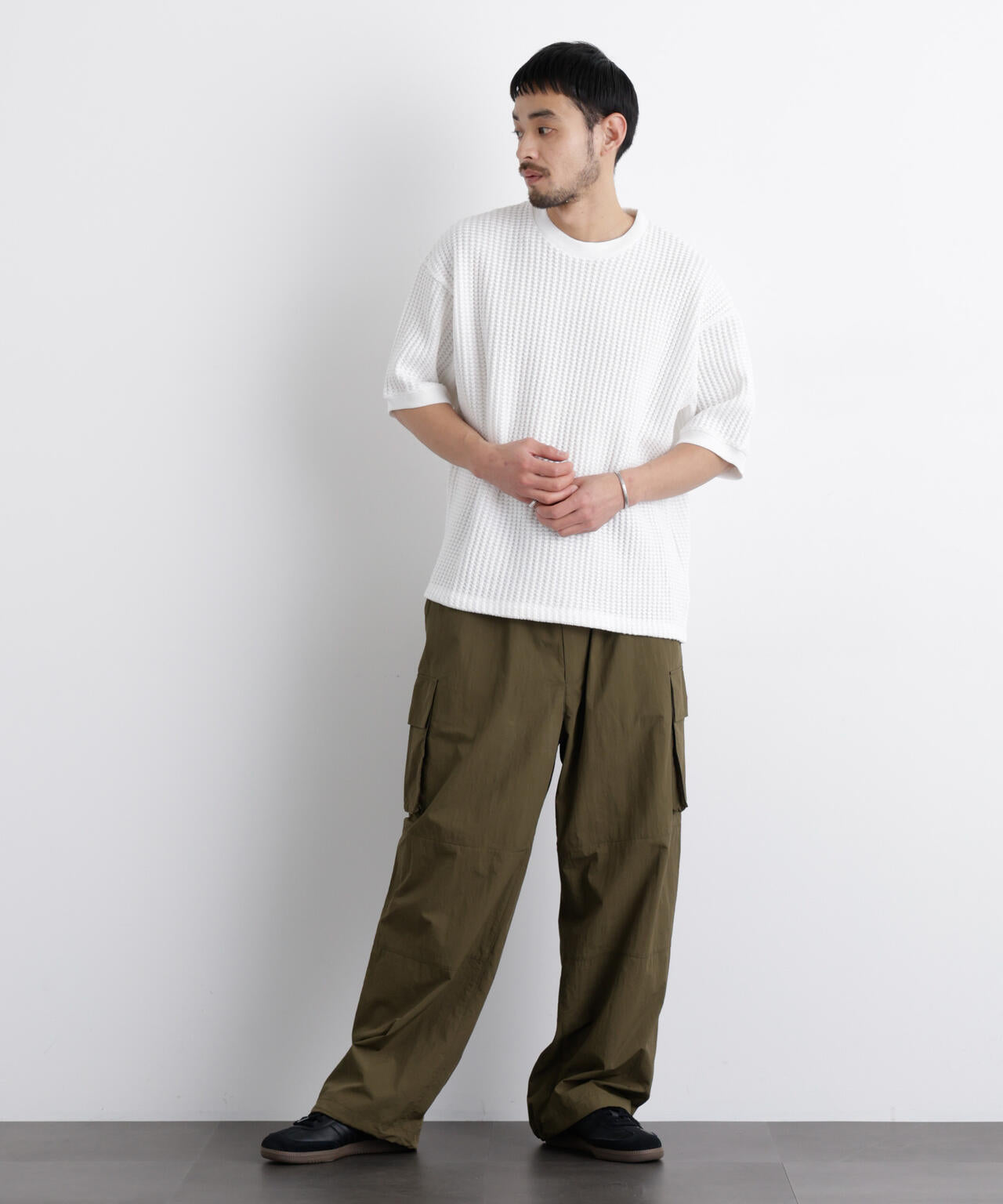 オニワッフルワイドTシャツ 半袖 6726124217