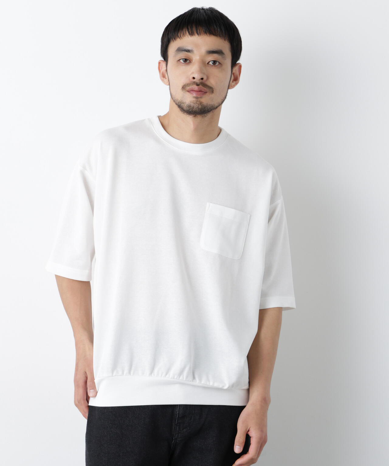 【新品】ONC MERINO 半袖Tシャツ サイズ2 WHITE TCオーバーサイズTシャツ 半袖