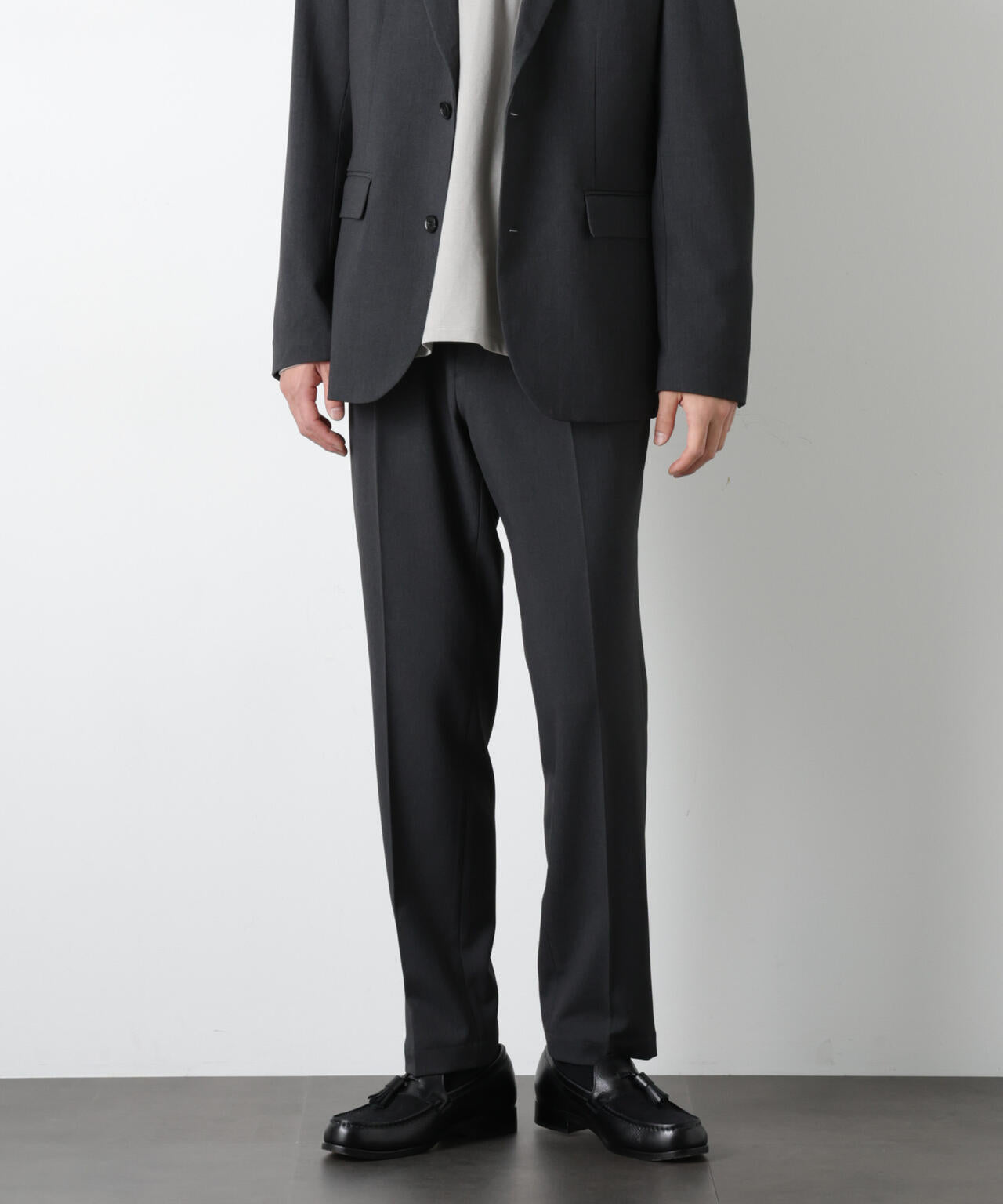 ALWAYS EASY ワンタックスラックス（セットアップ可）