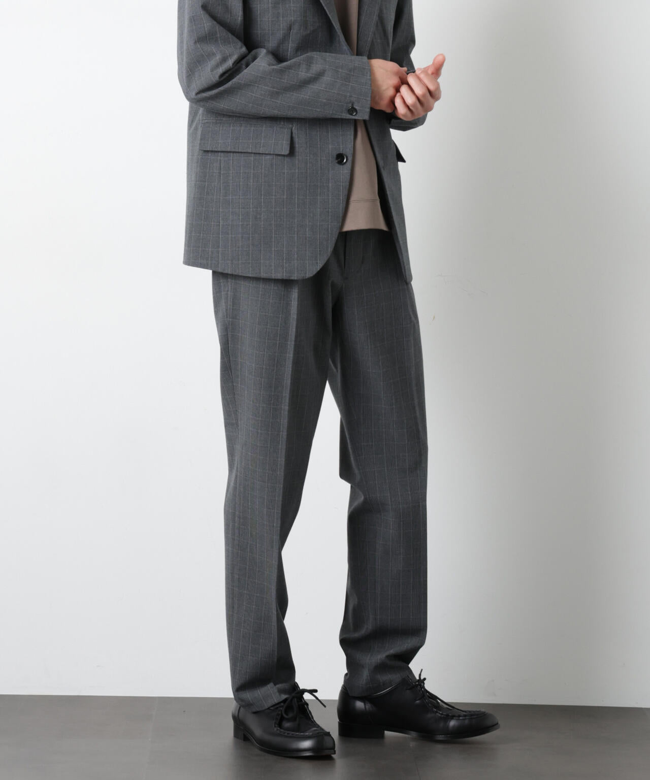 ALWAYS EASY ワンタックスラックス（セットアップ可）