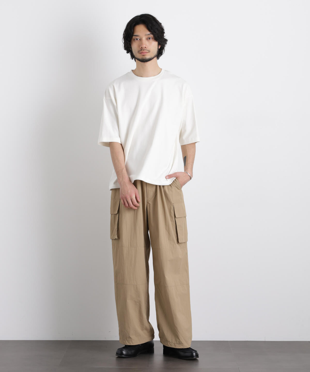 ナイロンリラックスカーゴパンツ 6726127209