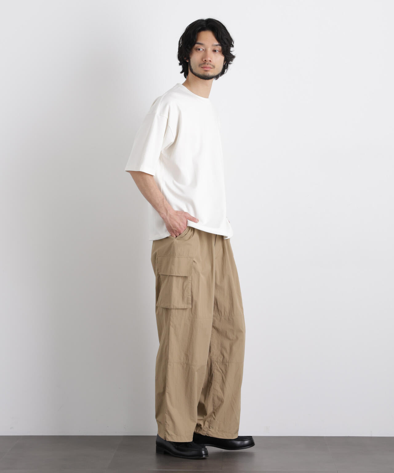 ナイロンリラックスカーゴパンツ 6726127209