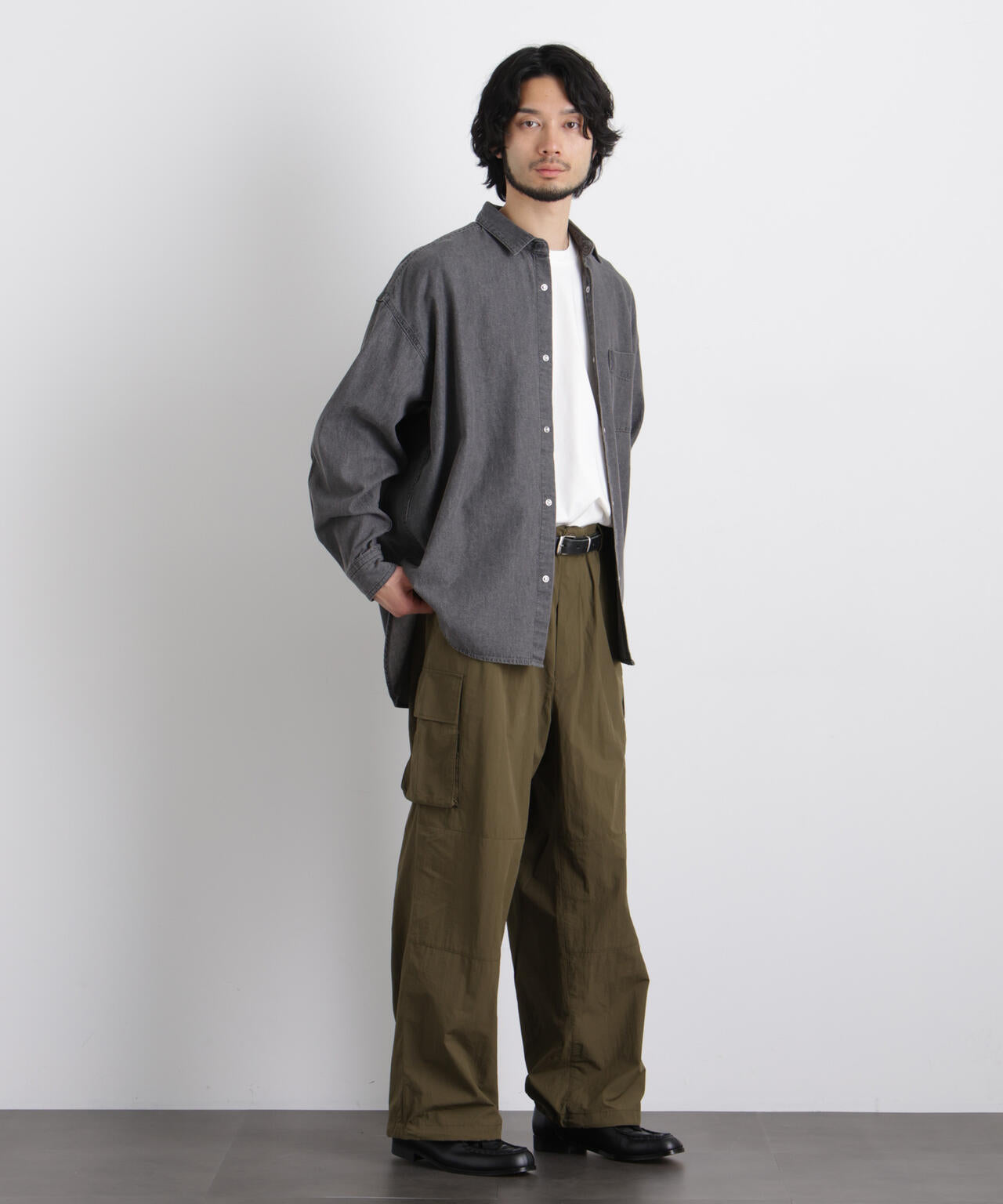 ナイロンリラックスカーゴパンツ 6726127209
