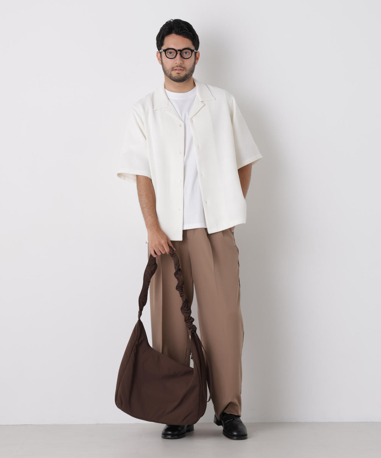 COOLFIBER(R)ドレープツイルパイピングイージーパンツ 6726127219