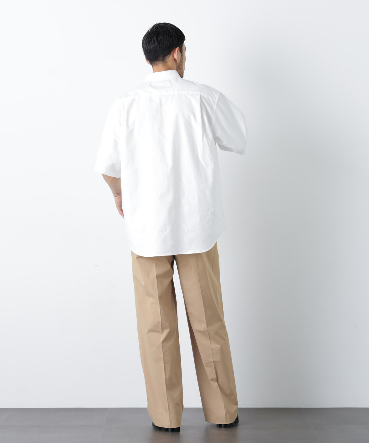 COOLMAX (R) 2タックワイドスラックス