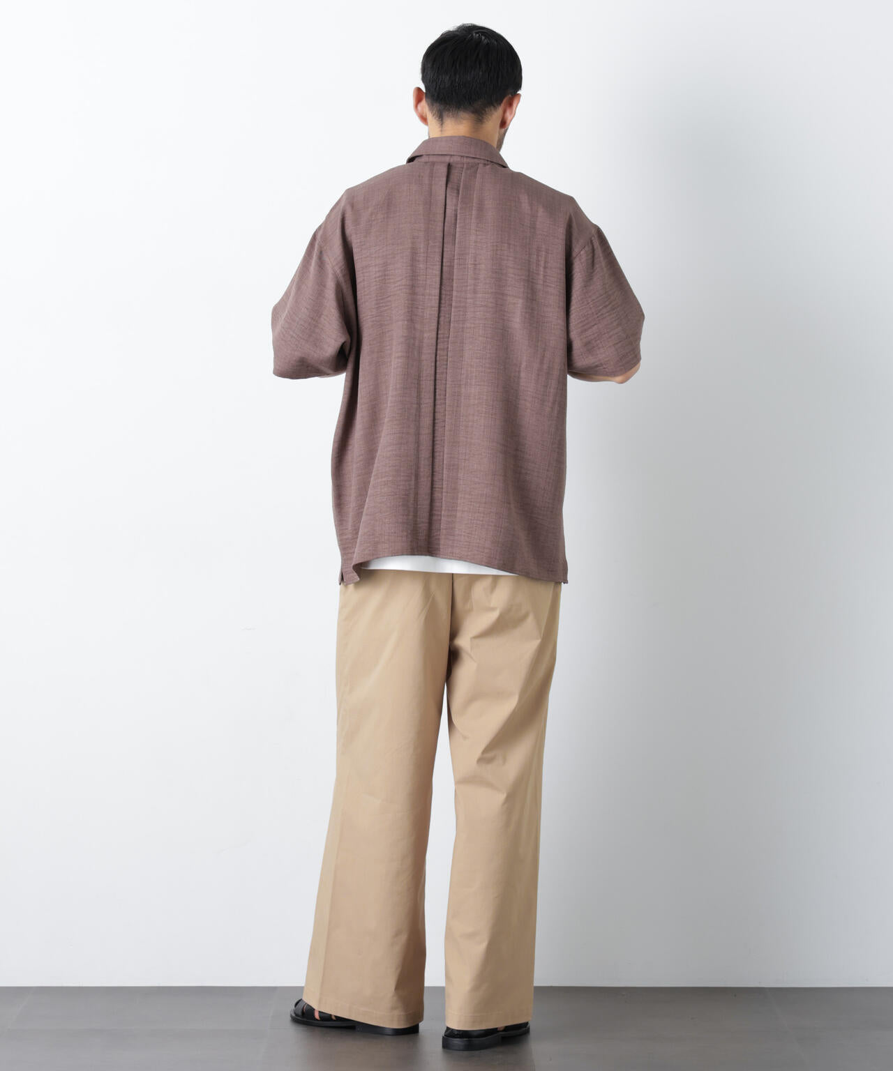 WEB限定/COOLMAX (R) バギーストレートスラックス 6726127222