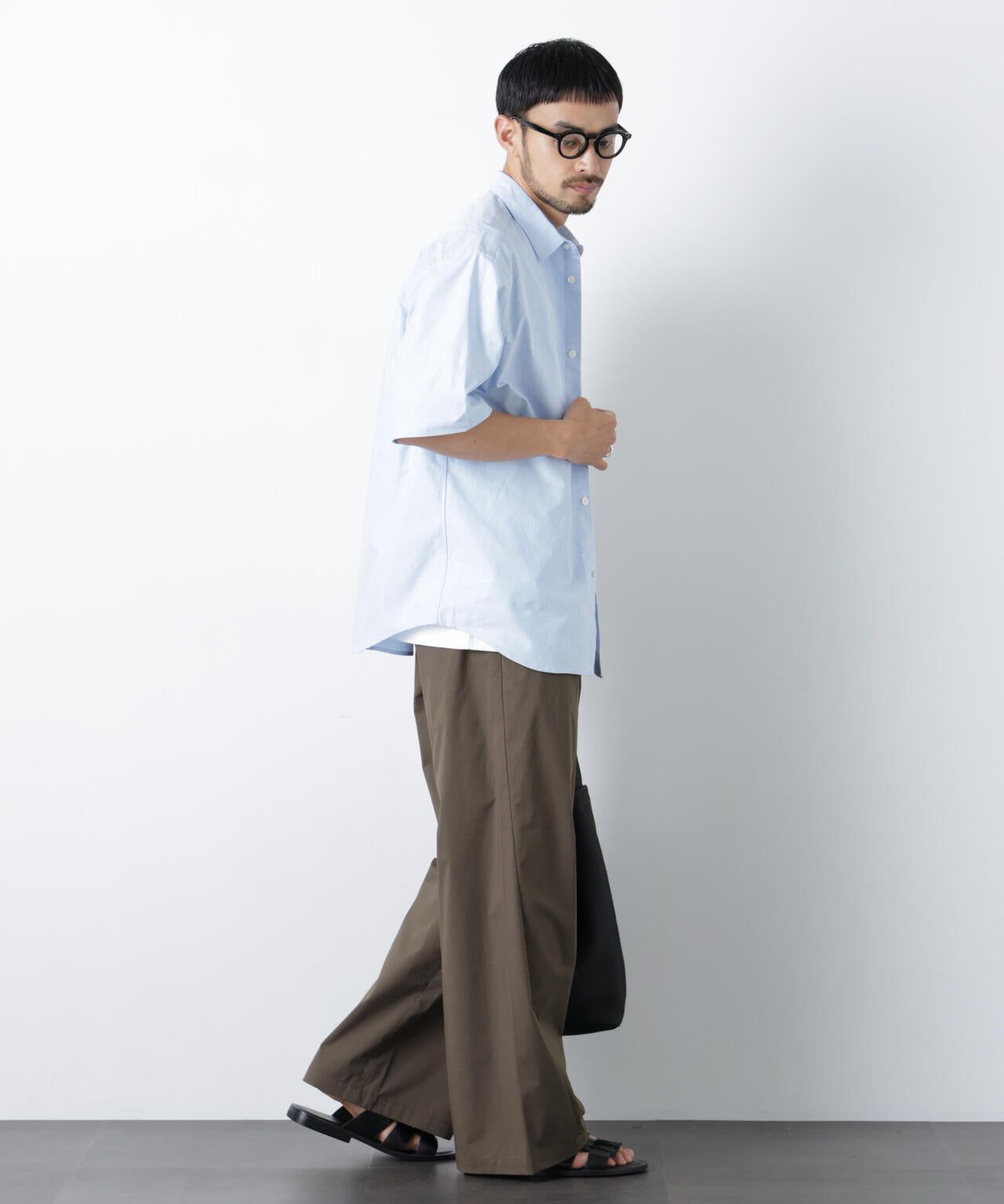 WEB限定/COOLMAX (R) バギーストレートスラックス 6726127222