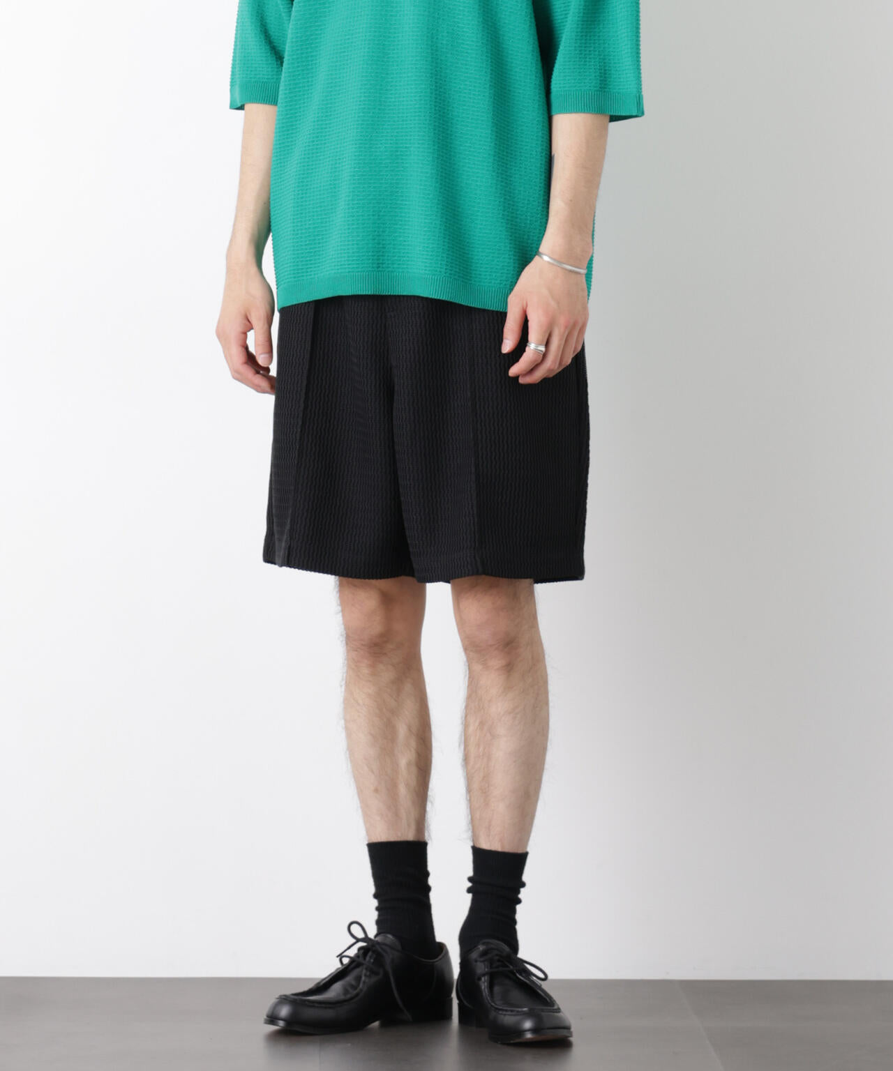 ジャガードニットソーショートパンツ（セットアップ可） 6726128204