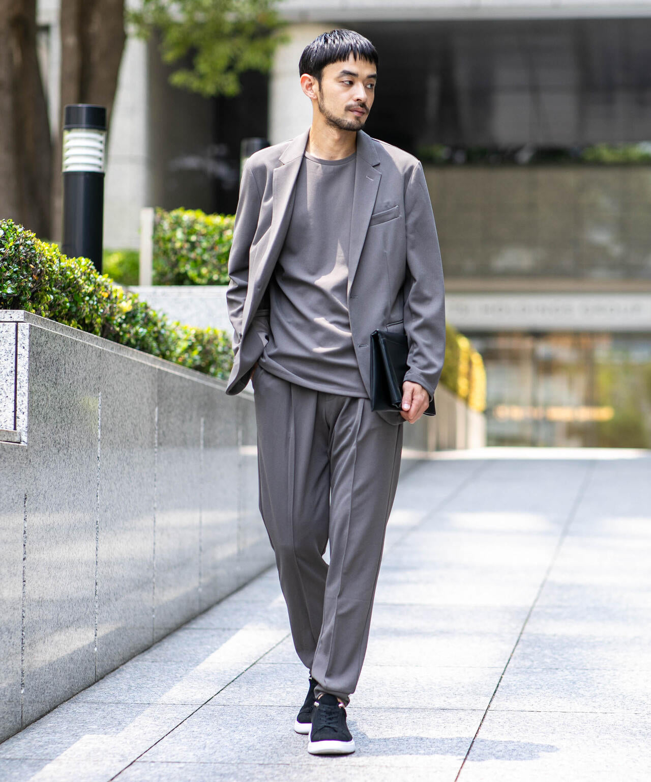 WEB限定/シンセティックレザー2WAYクラッチバッグ 6726132202