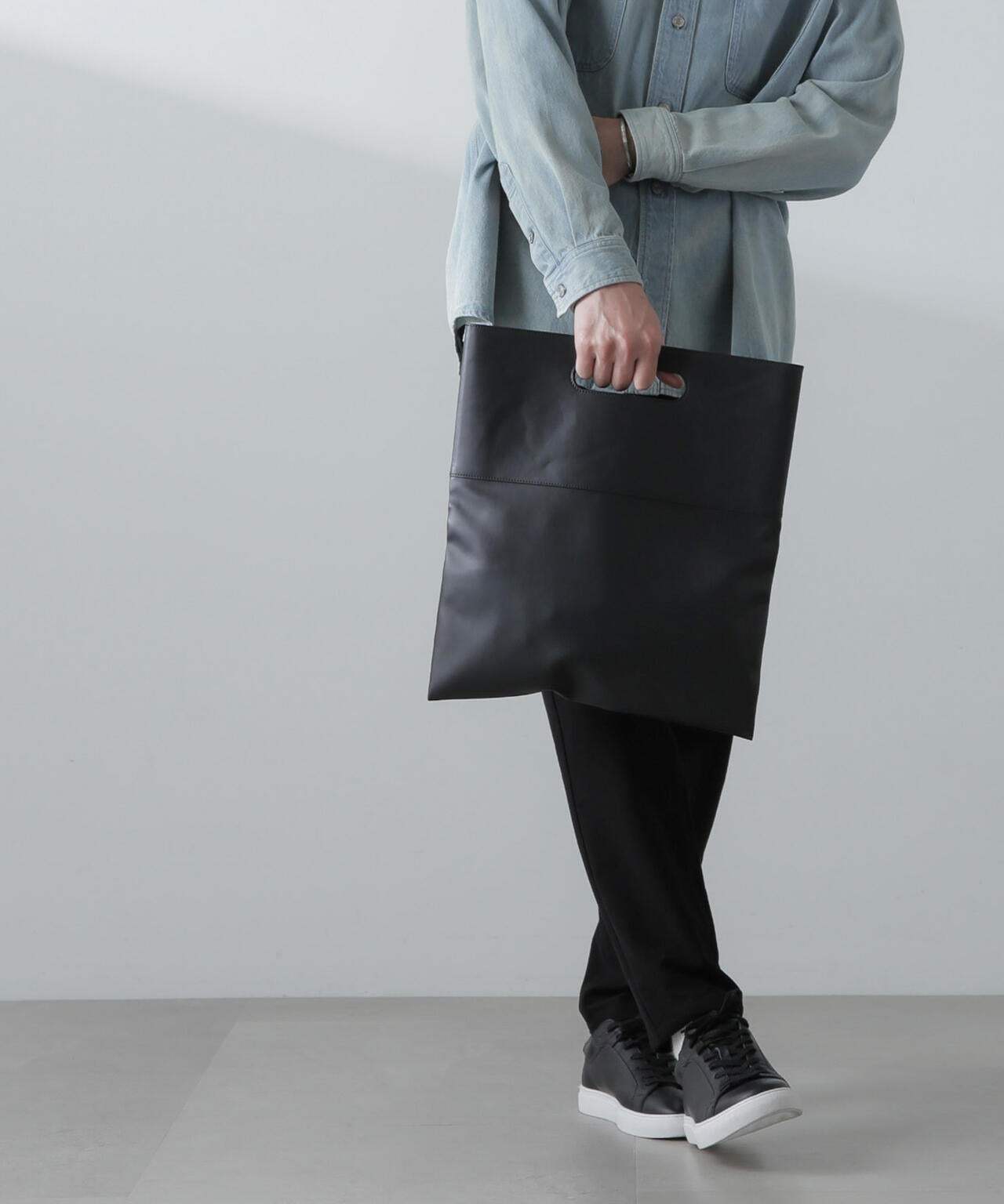WEB限定/シンセティックレザー2WAYクラッチバッグ 6726132202