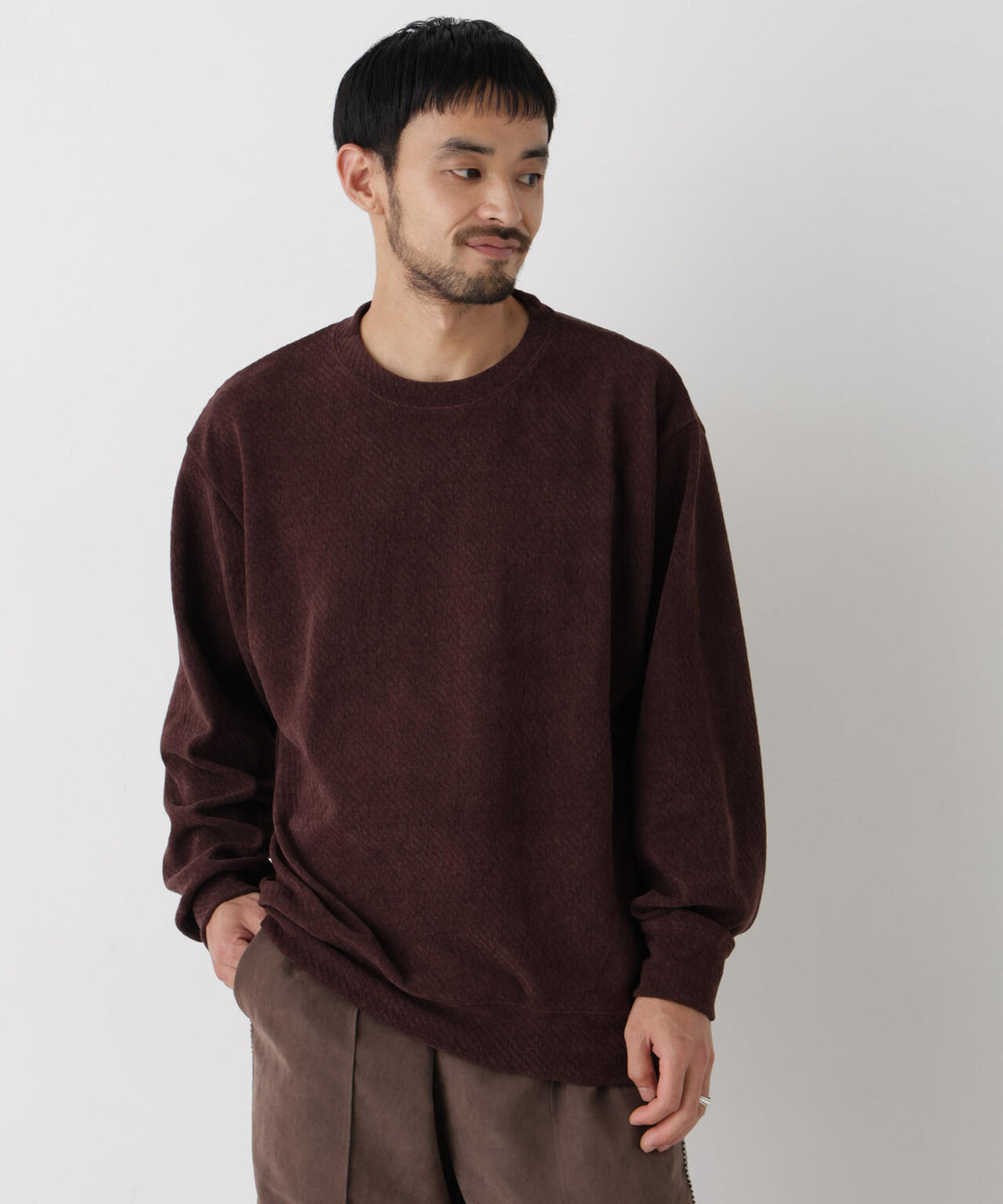 NORMANBROS  モールカットプルオーバー 長袖 6726223001