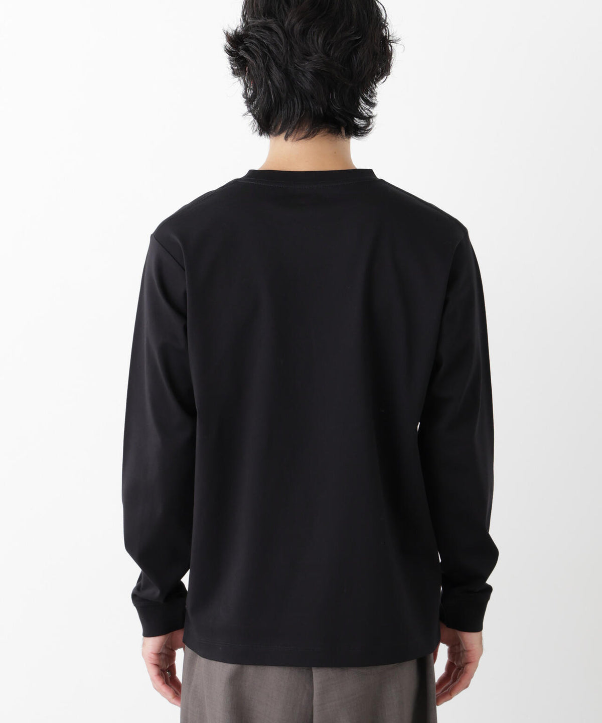 アンチスメルクルーネックTシャツ 長袖 6726223205