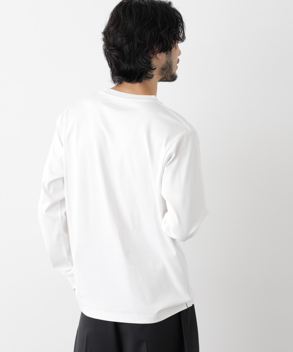 アンチスメルクルーネックTシャツ 長袖 6726223205