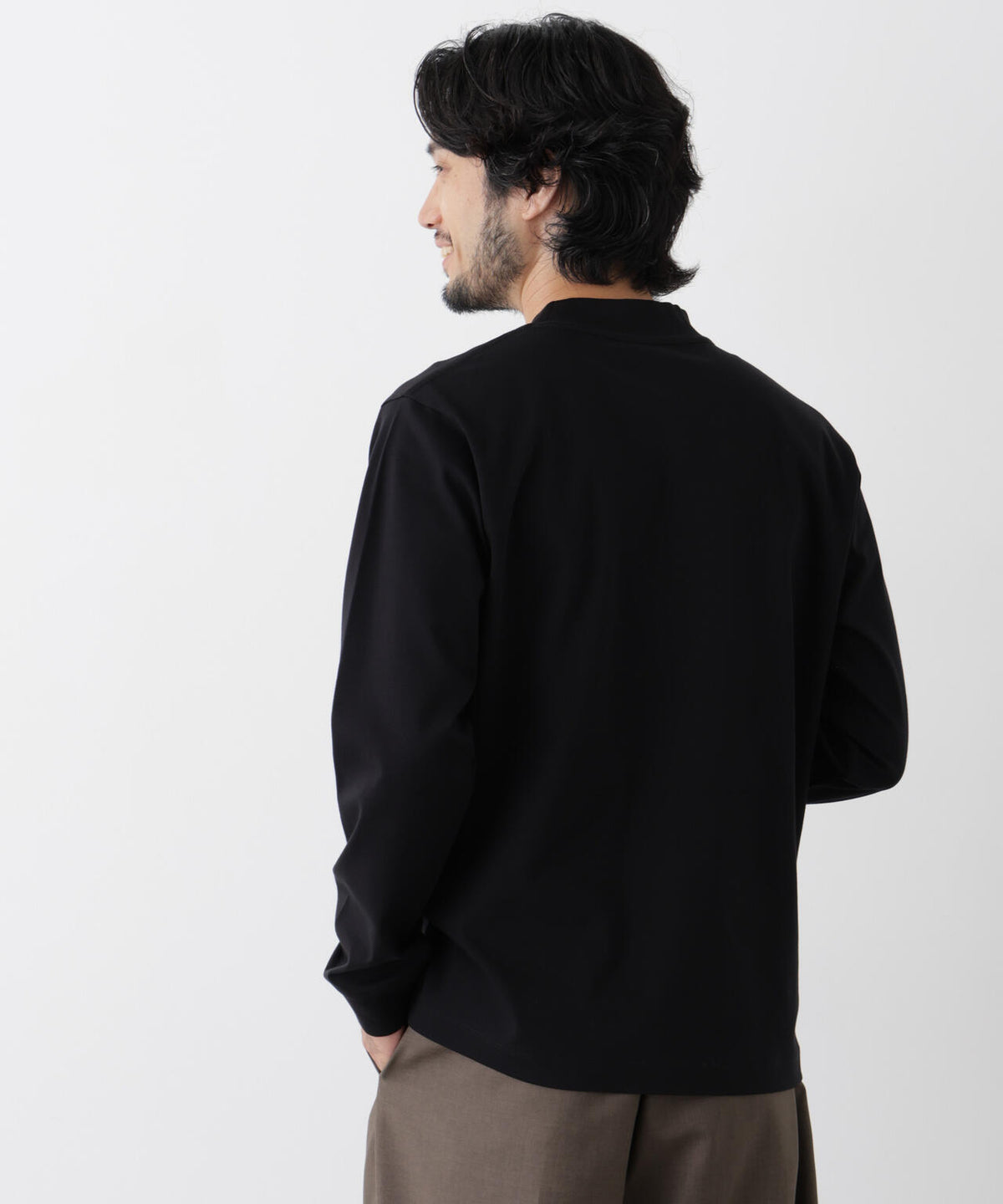 アンチスメルモックネックTシャツ 長袖 6726223206