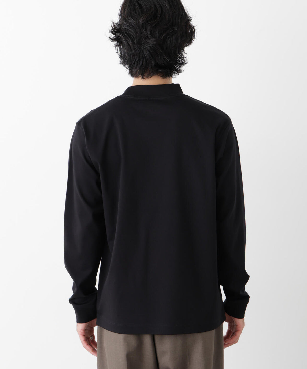 アンチスメルモックネックTシャツ 長袖 6726223206