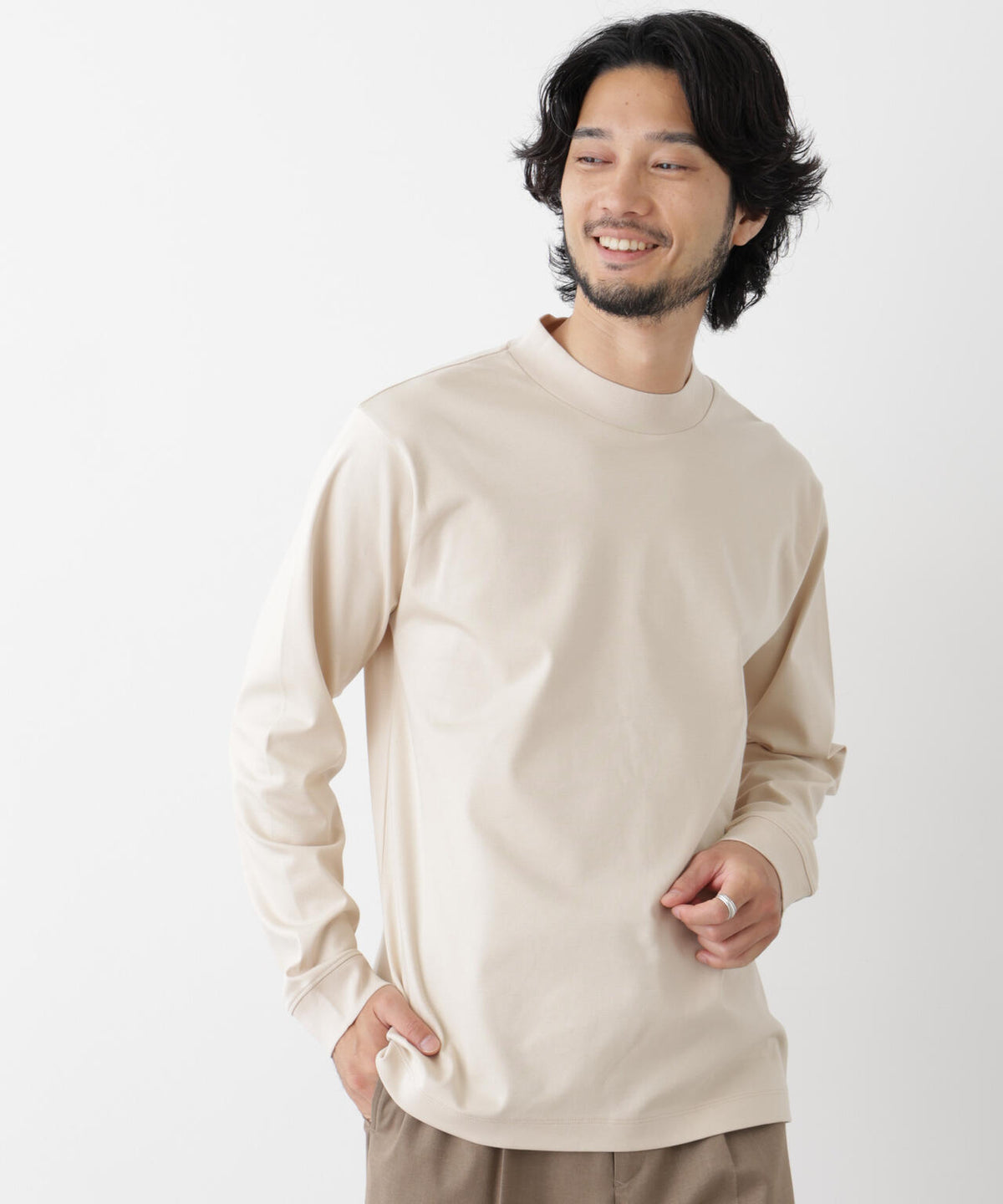 181cm　B:75 W:73 H:90 着用サイズ：L