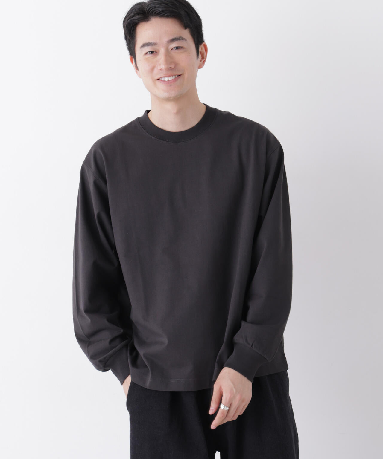 8ozビッグシルエットTシャツ 長袖 6726223208