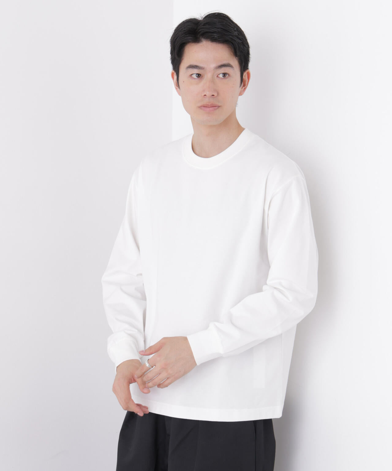8ozビッグシルエットTシャツ 長袖 6726223208
