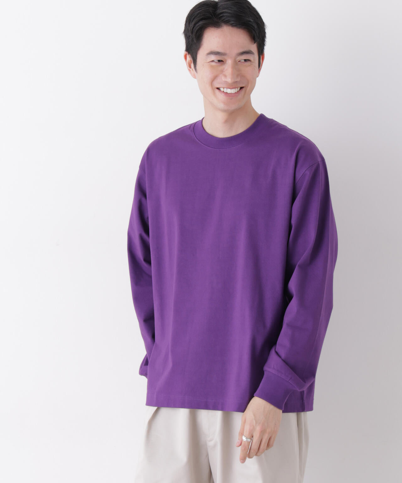 8ozビッグシルエットTシャツ 長袖