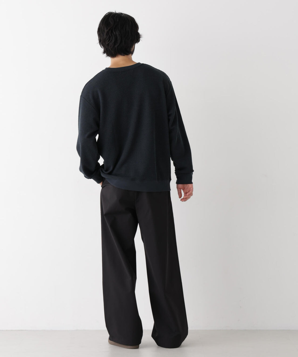 テックワッフルワイドプルオーバー 長袖 6726223209