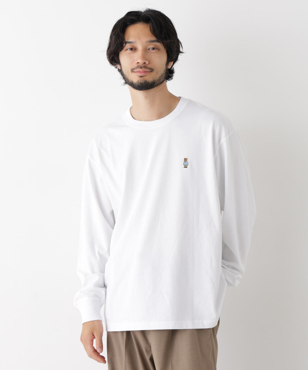 ナノベアビッグTシャツ 長袖 6726223211