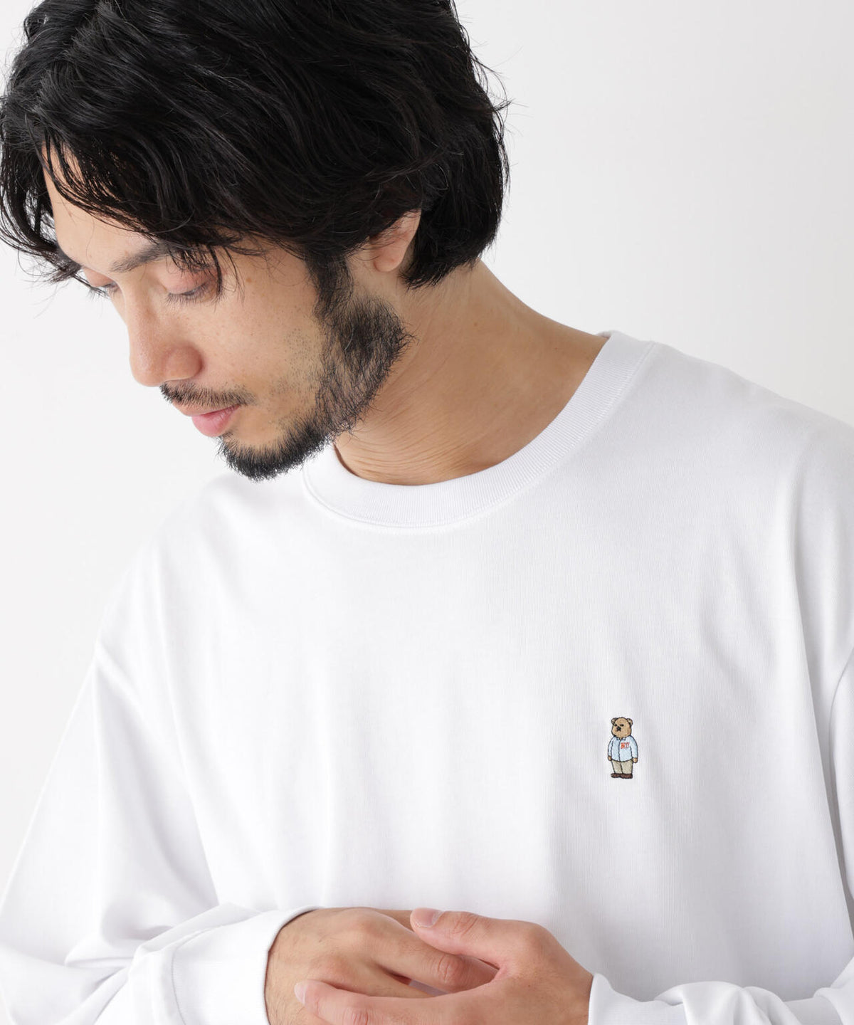 ナノベアビッグTシャツ 長袖 6726223211
