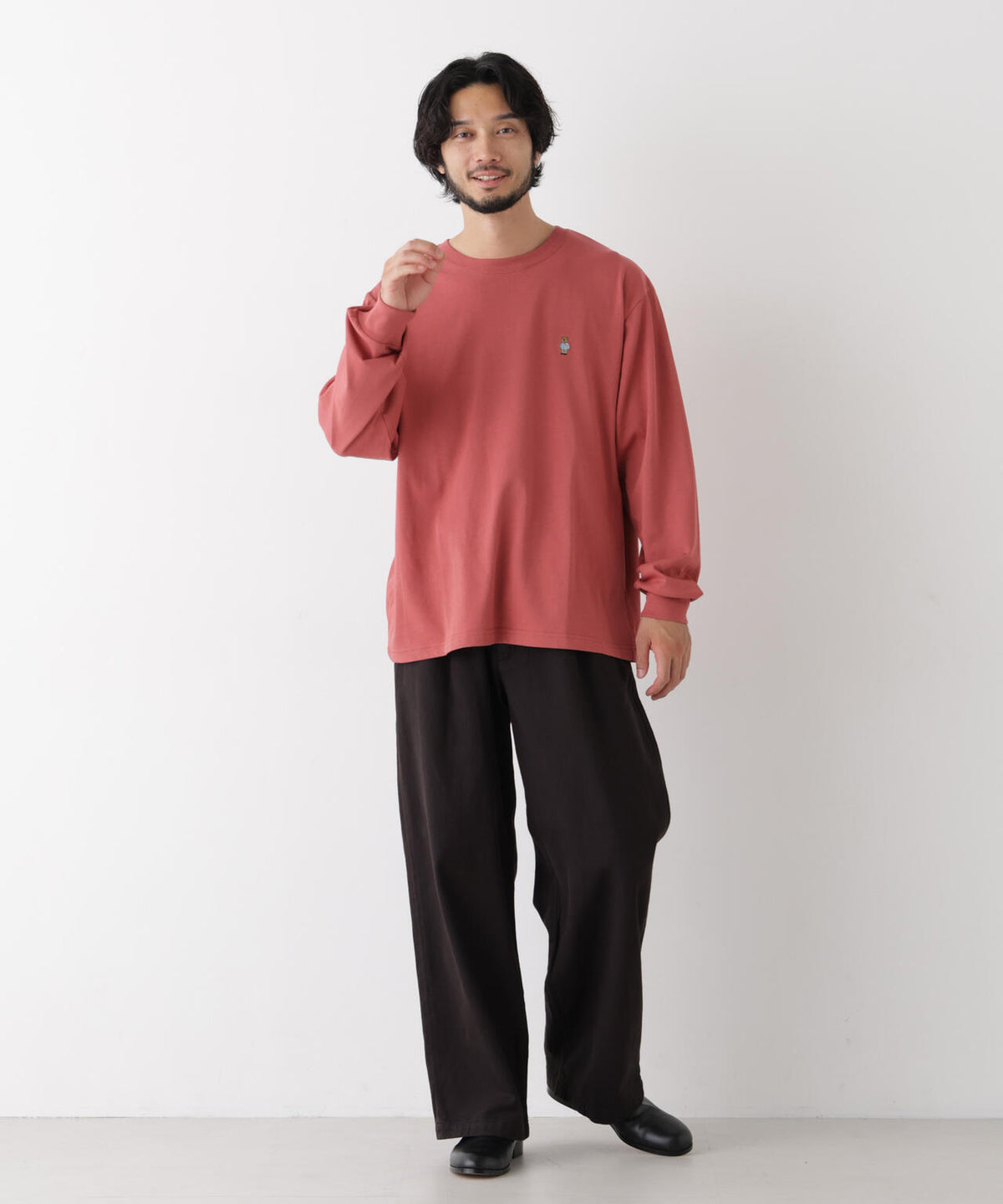 ナノベアビッグTシャツ 長袖 6726223211