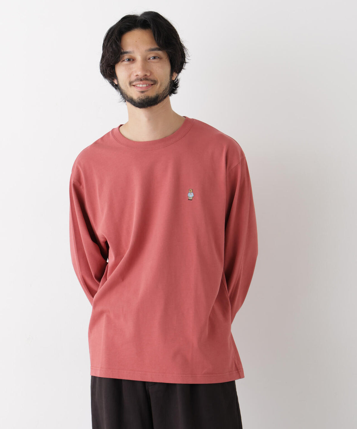 ナノベアビッグTシャツ 長袖 6726223211