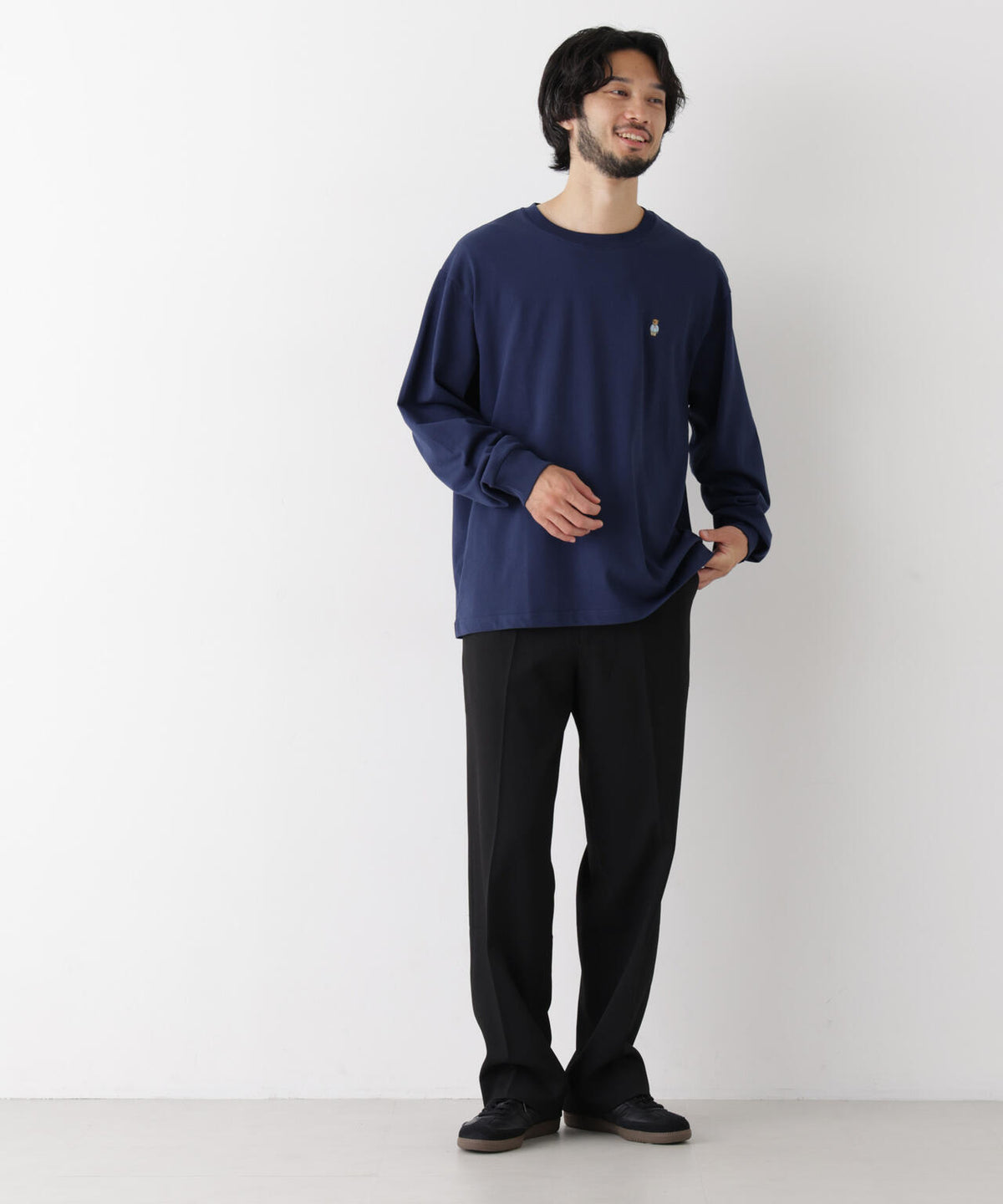 ナノベアビッグTシャツ 長袖 6726223211