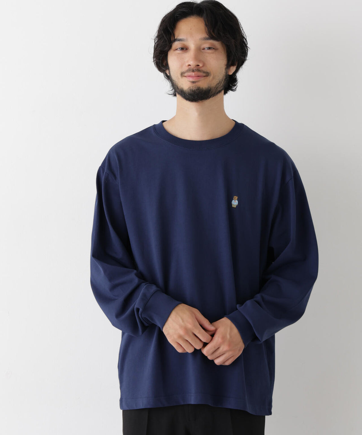 ナノベアビッグTシャツ 長袖 6726223211
