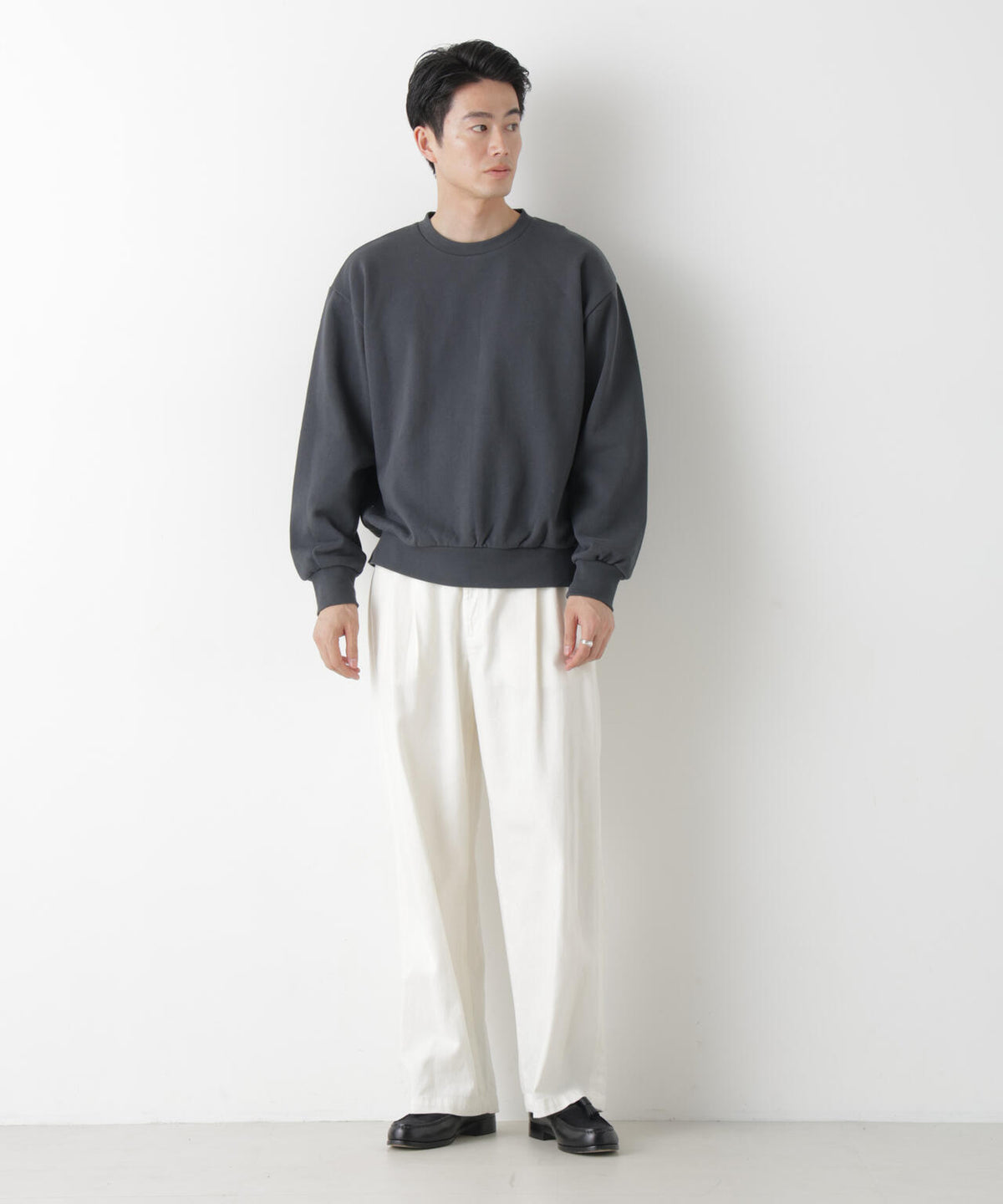 WEB限定/ワイドフィットスウェットプルオーバー 6726223216