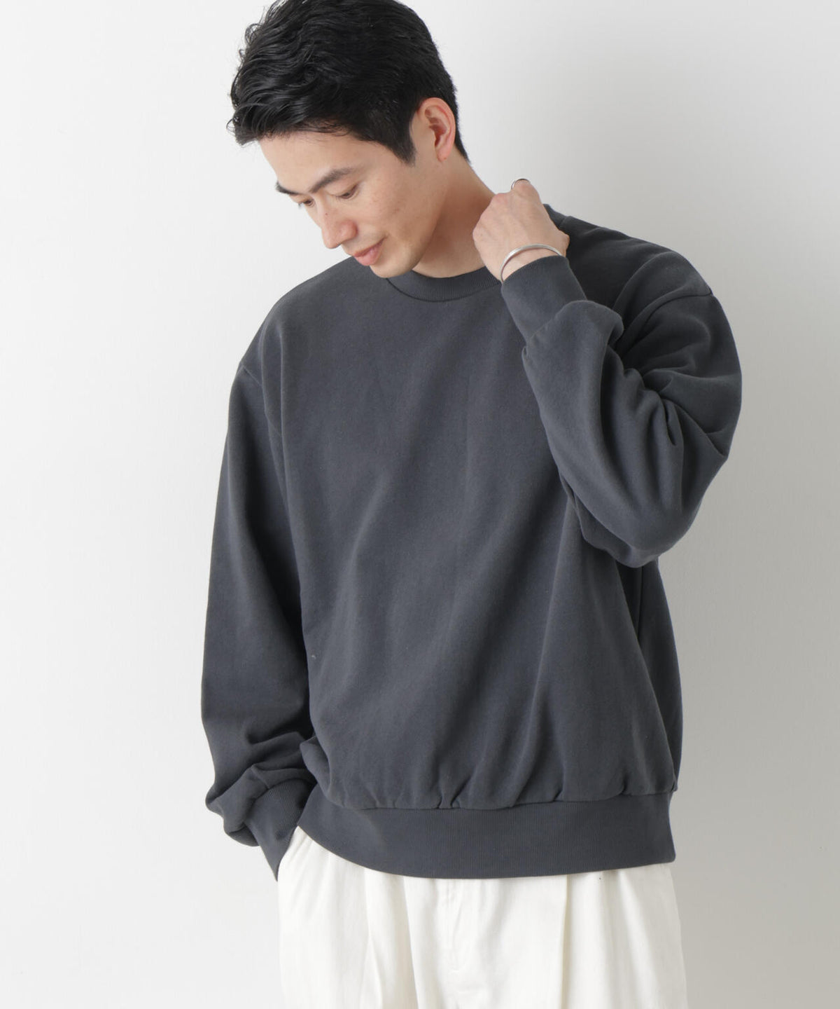 WEB限定/ワイドフィットスウェットプルオーバー 6726223216