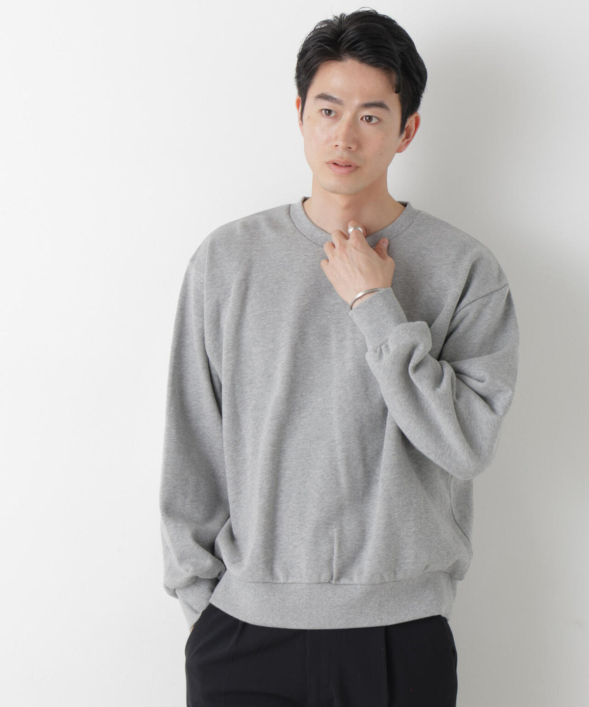 WEB限定/ワイドフィットスウェットプルオーバー 6726223216