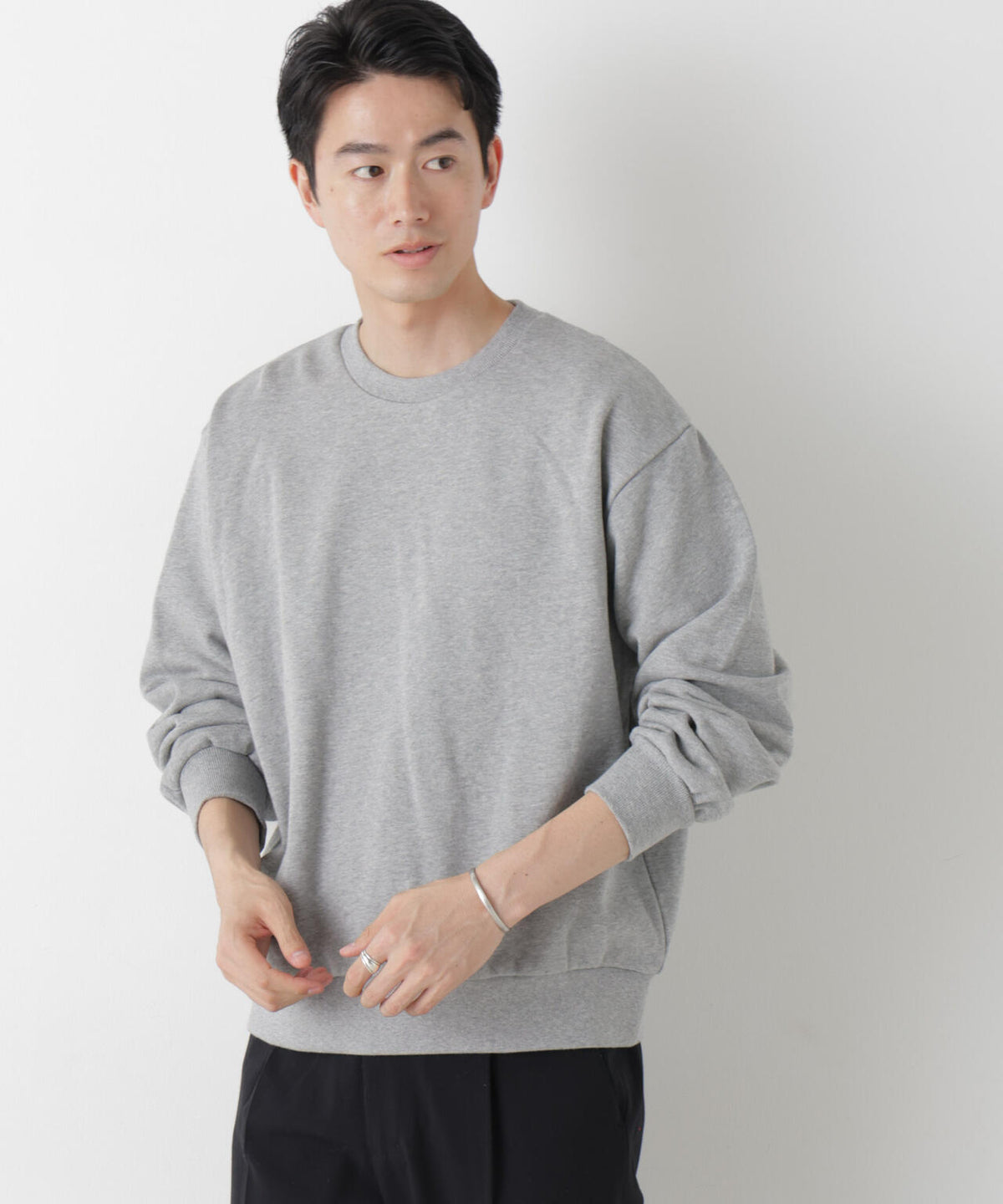 WEB限定/ワイドフィットスウェットプルオーバー 6726223216